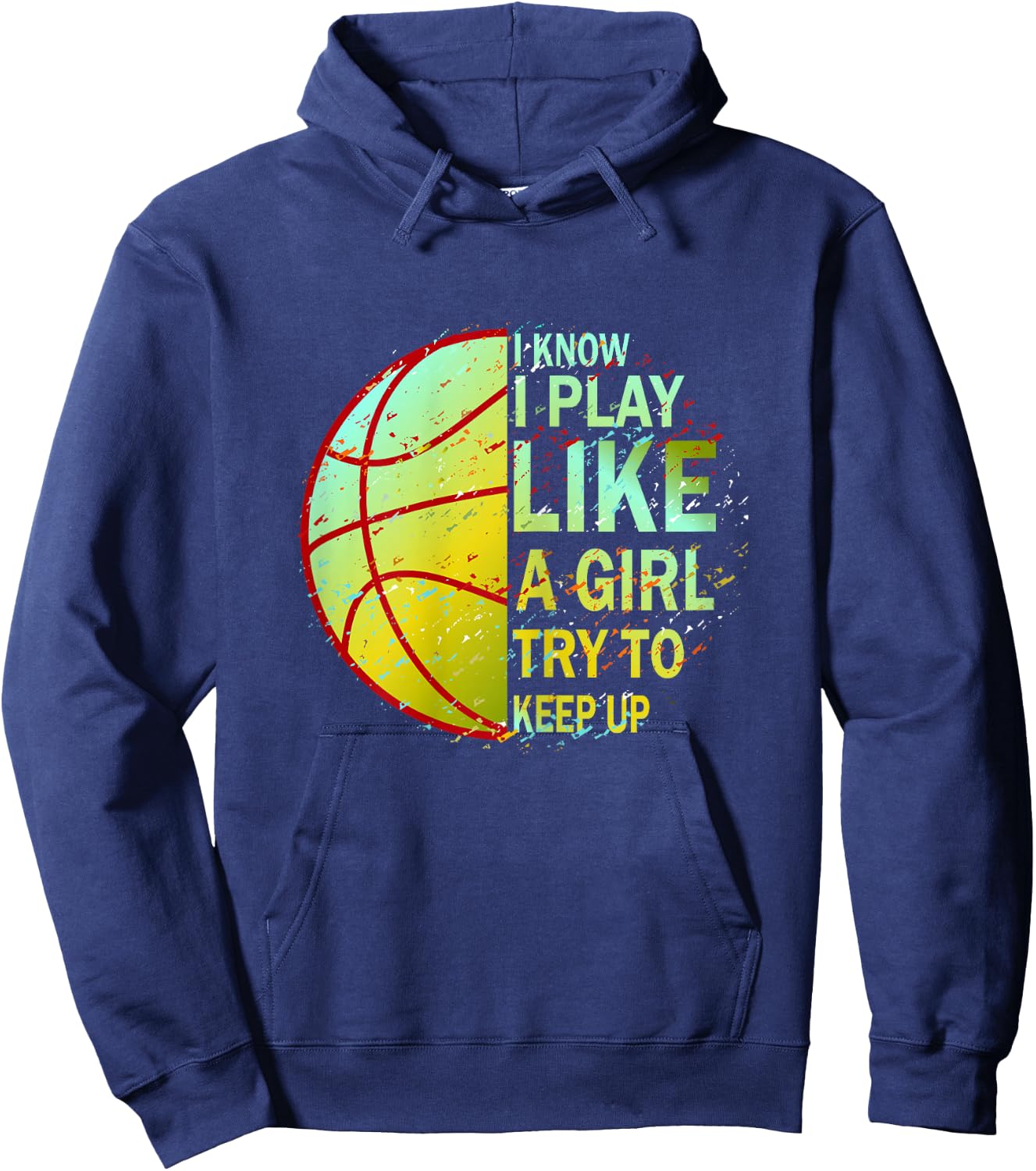 Girls Basketball Hoodie - Hoodie | Navy