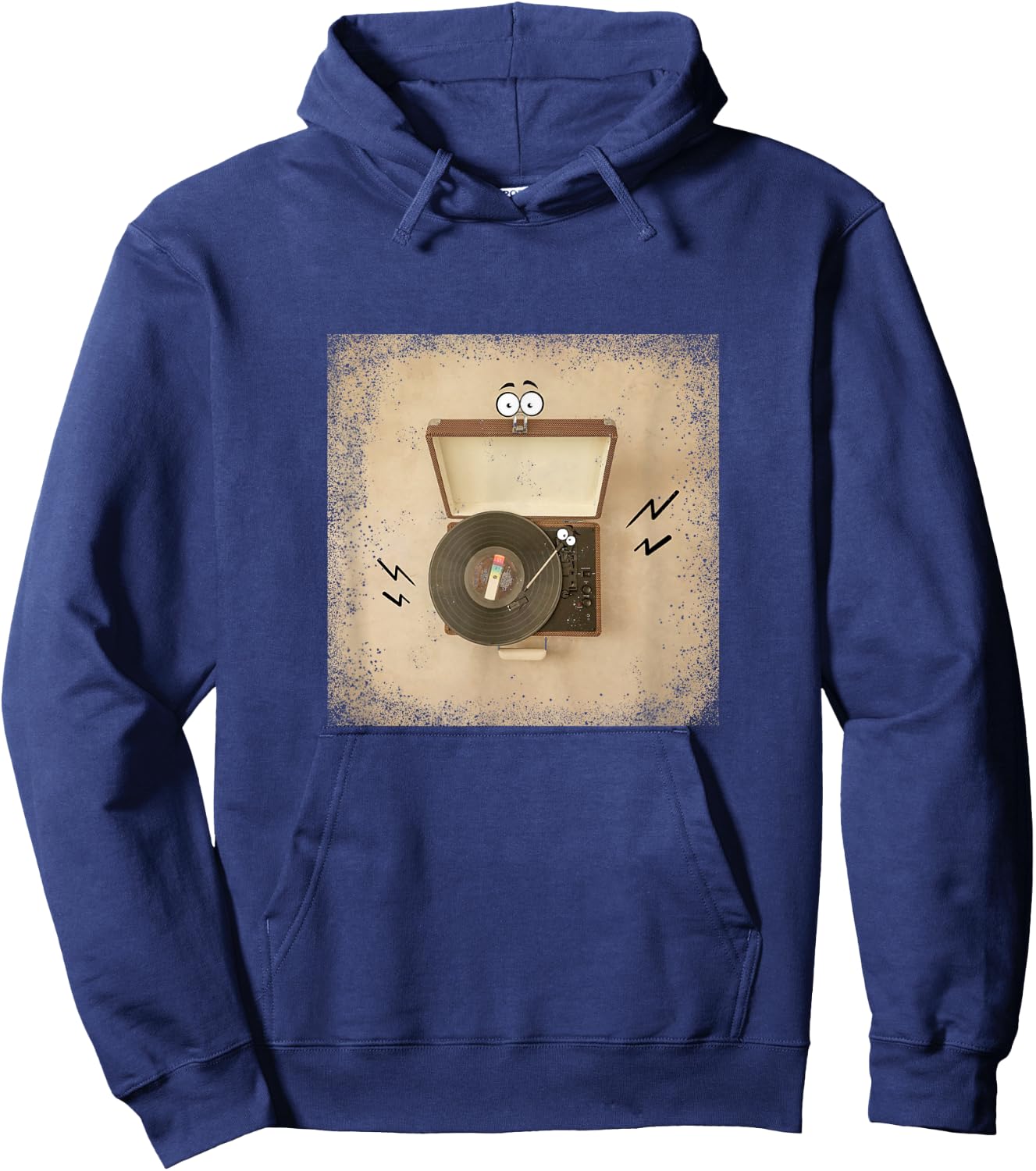 Photomyne Retro Series Comics Character Hoodie - Hoodie | Navy
