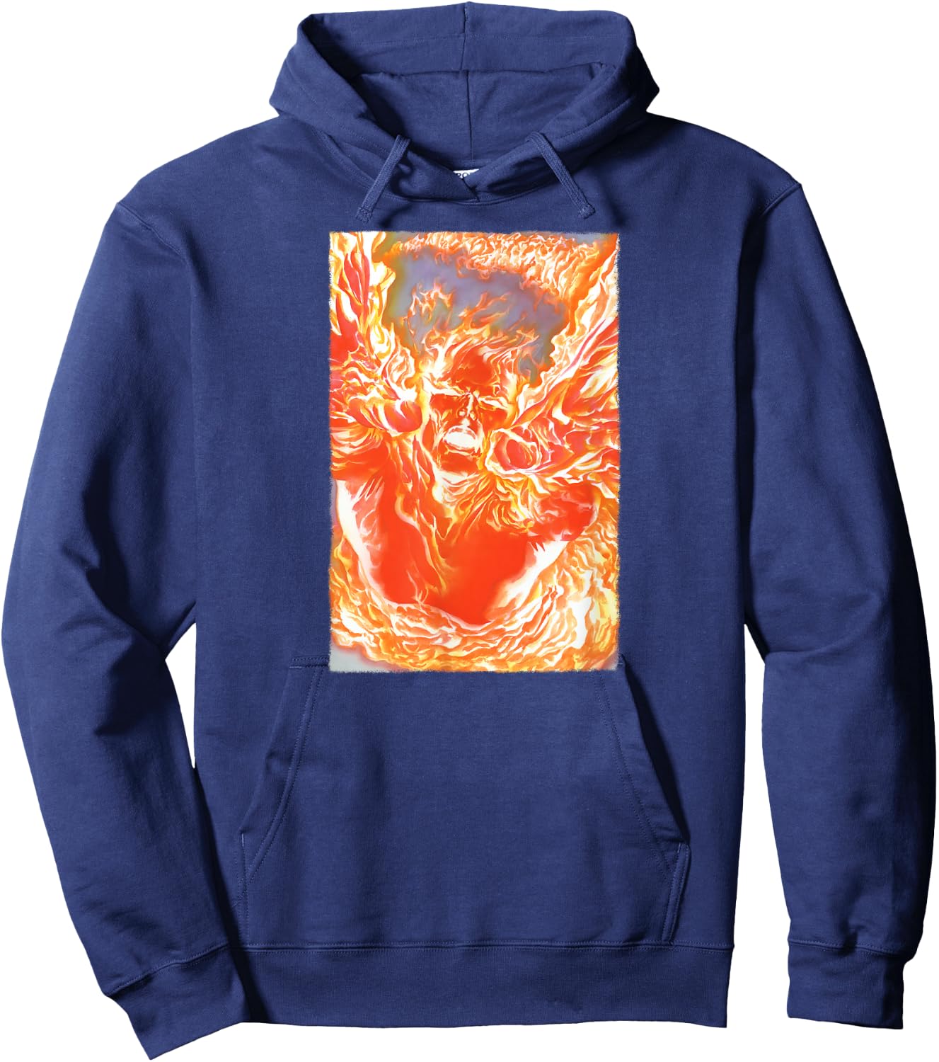 Marvel Fantastic Four Human Torch Marvelocity Hoodie - Hoodie | Navy