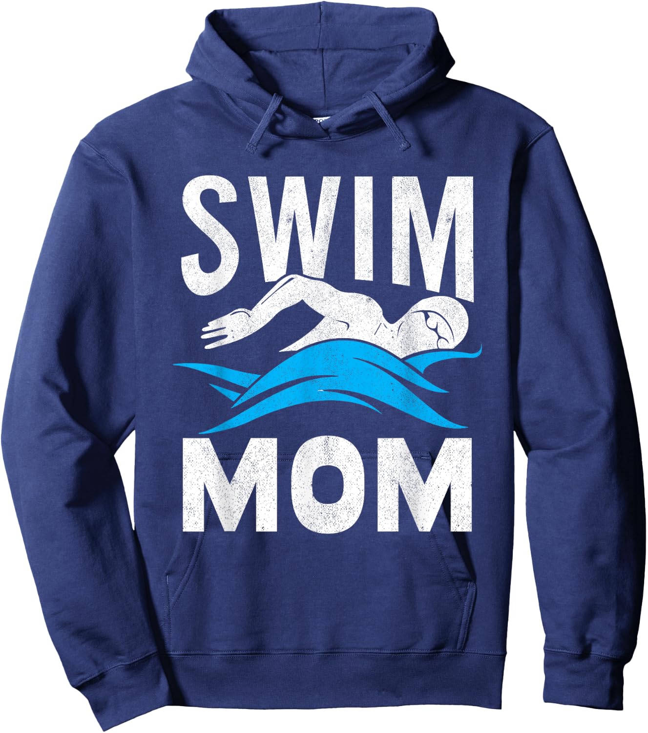 Swim Mom Swimming Women Mother Swimmer Hoodie - Hoodie | Navy