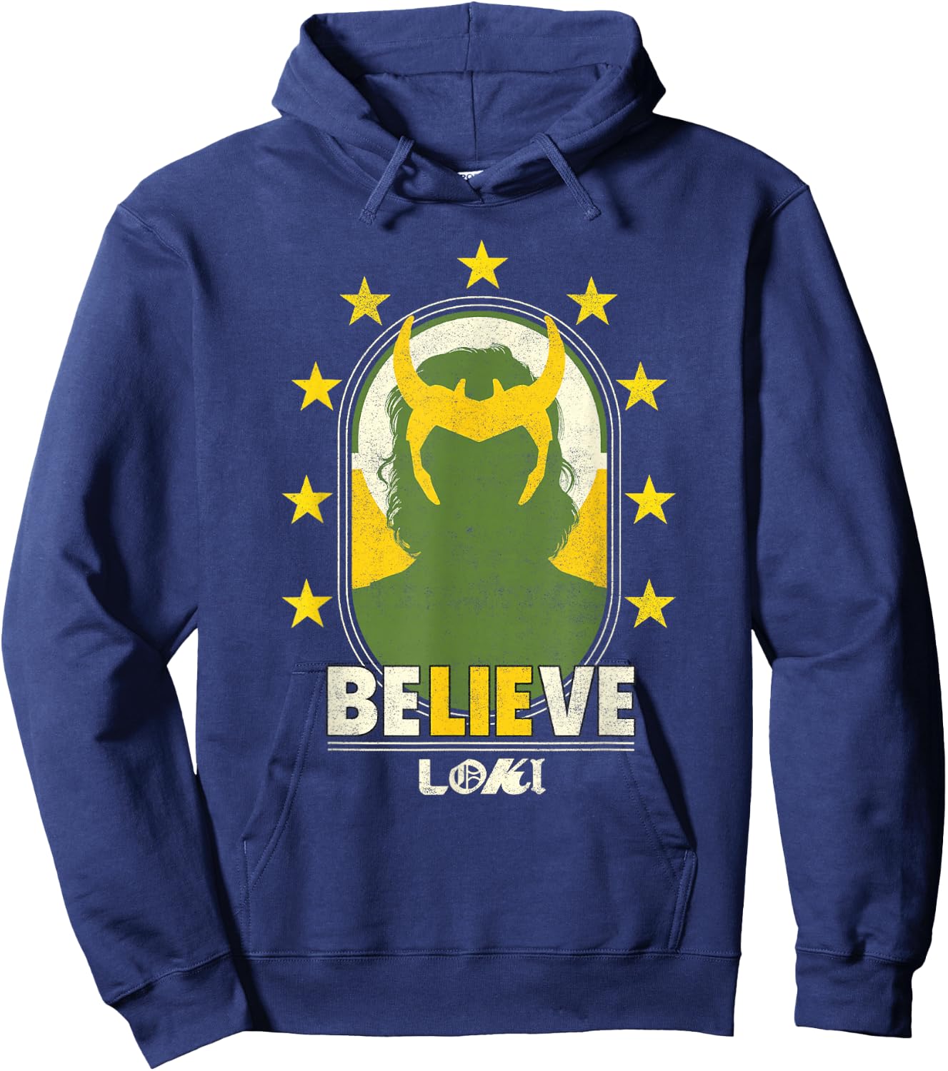 Marvel Loki Green And Gold Hoodie - Hoodie | Navy