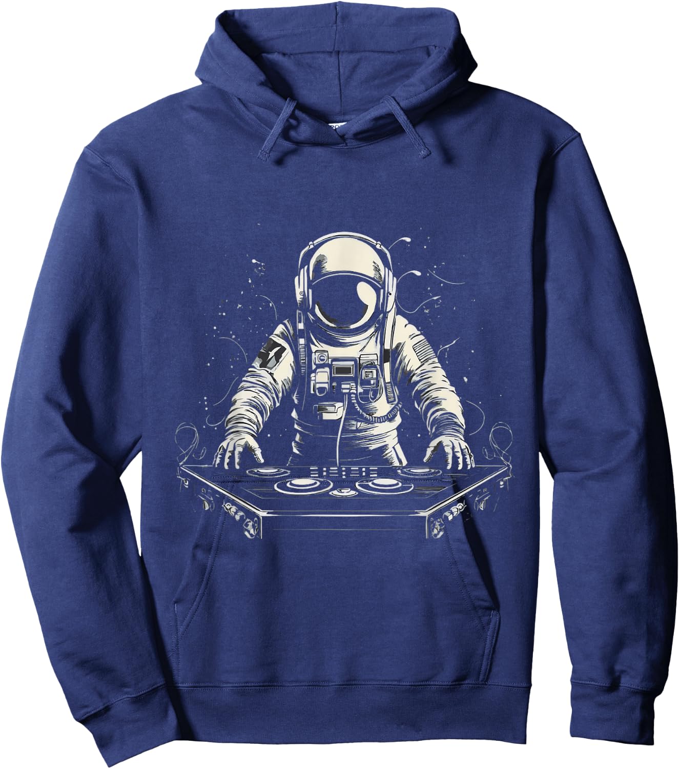 Astronaut DJ In Space Hoodie - Hoodie | Navy
