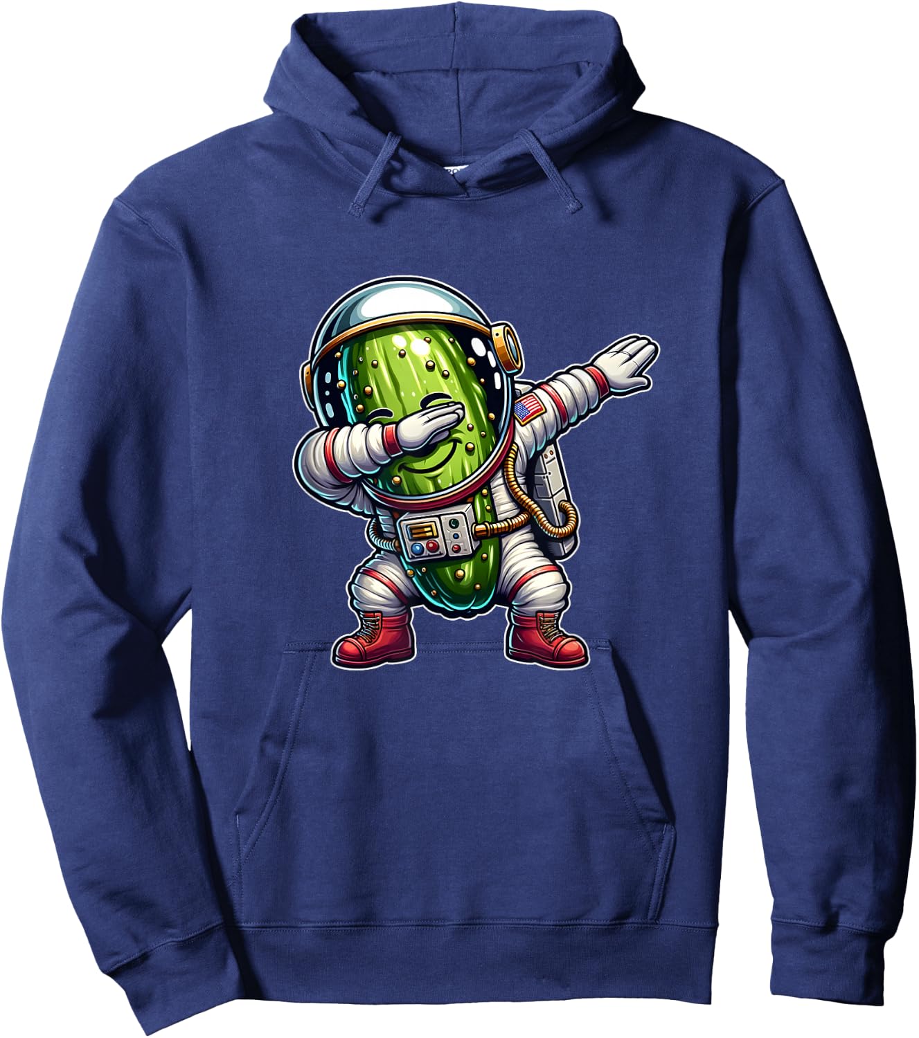 Dabbing Pickle Astronaut Space Odyssey Hoodie - Hoodie | Navy