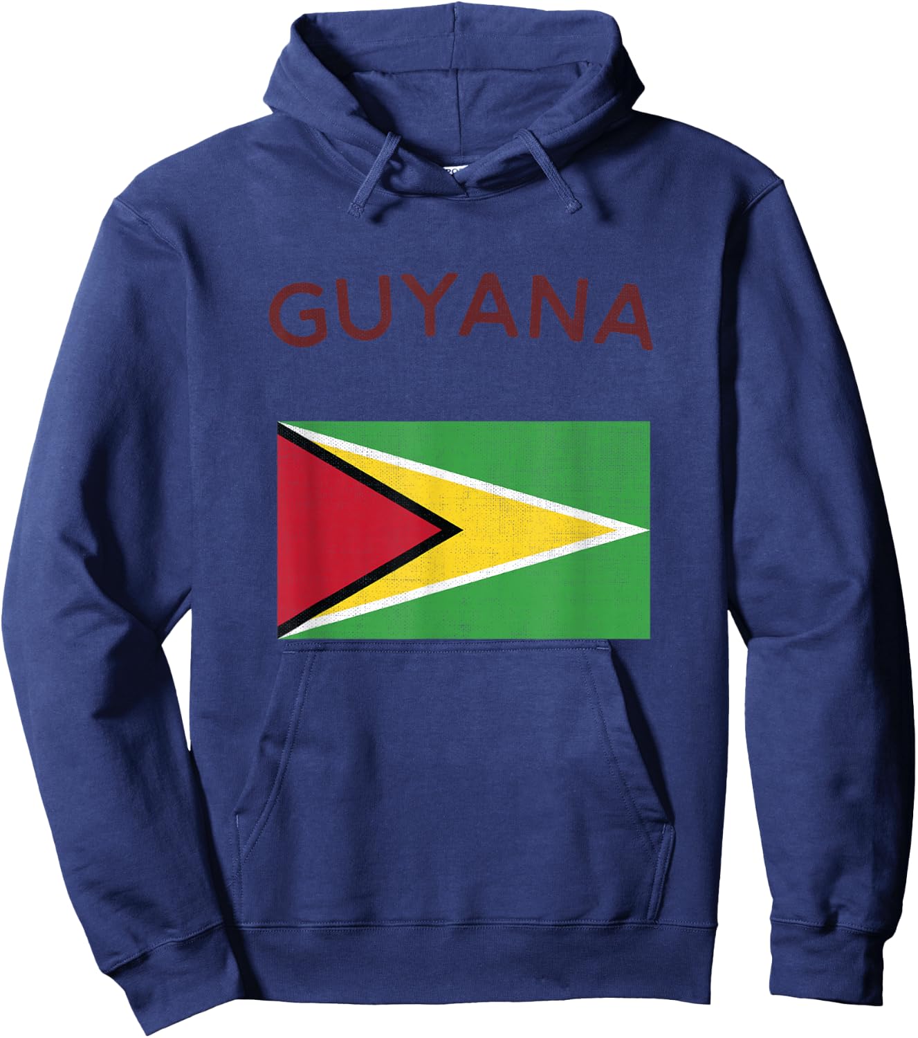 Guyana Flag Hoodie - Hoodie | Navy