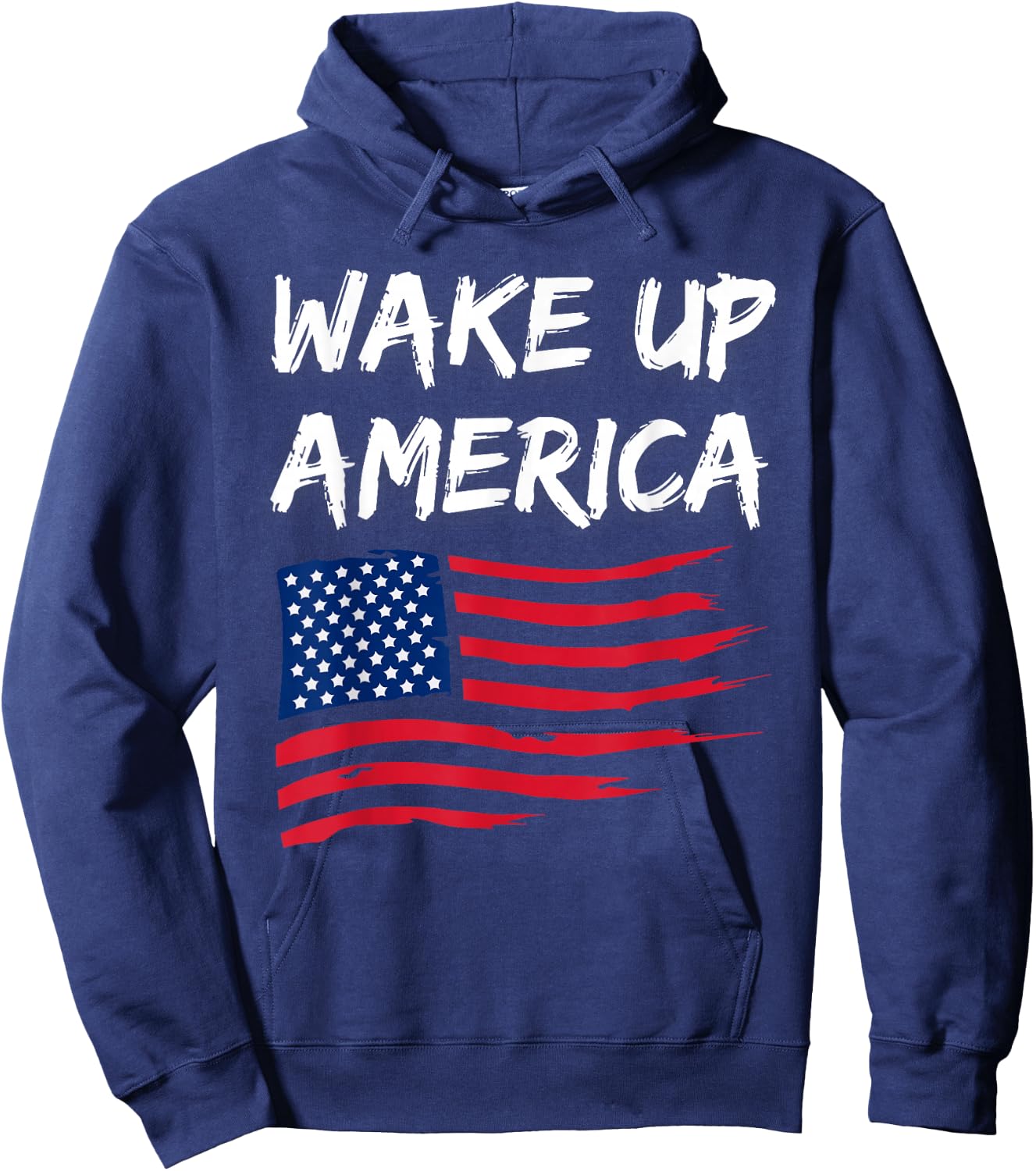 Wake Up America Hoodie - Hoodie | Navy