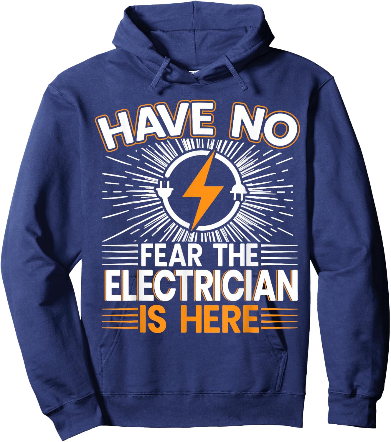 Don't worry, the electrician is here Hoodie - Hoodie | Navy