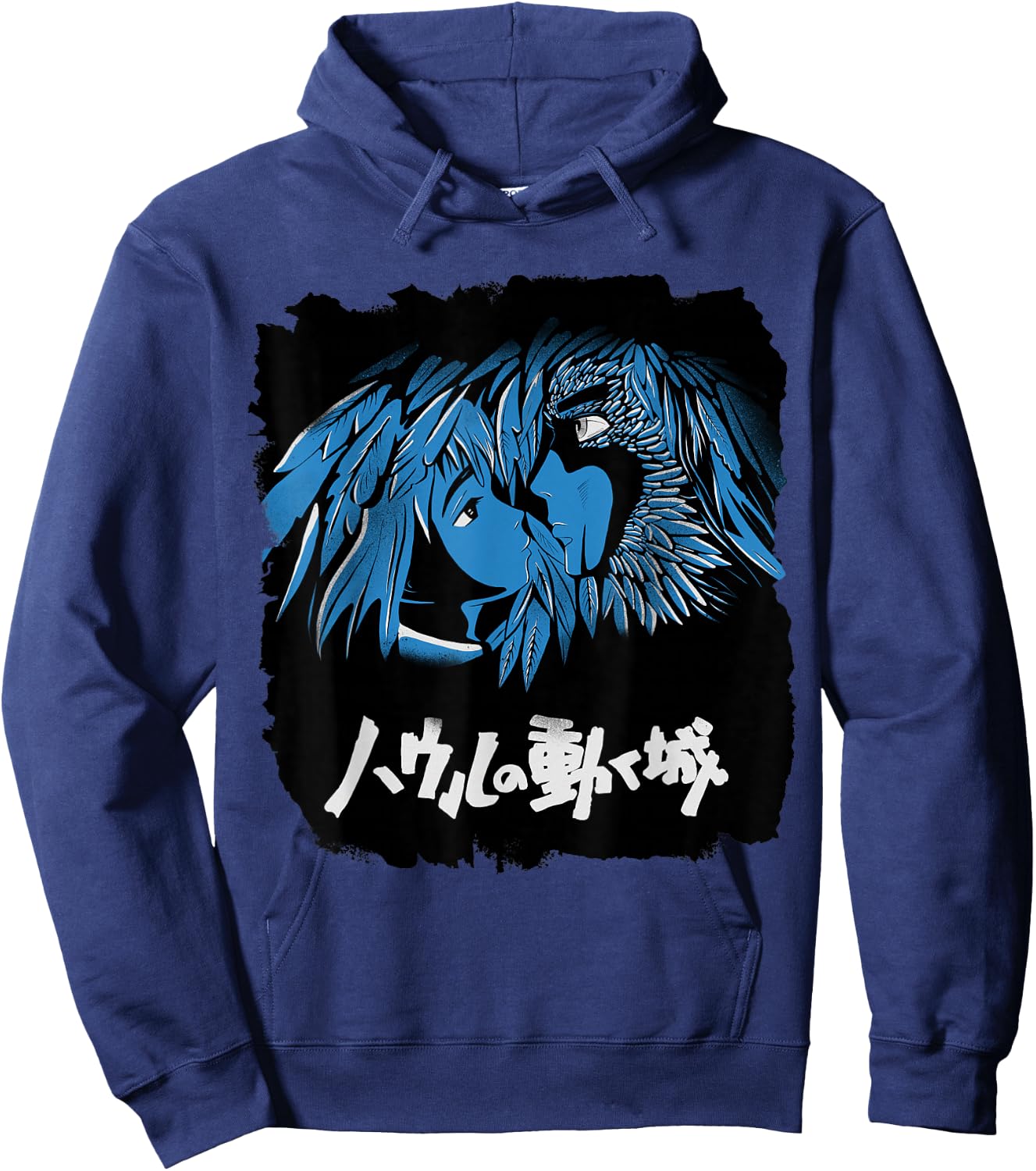 Anime Moving Castle Shirt Hoodie - Hoodie | Navy