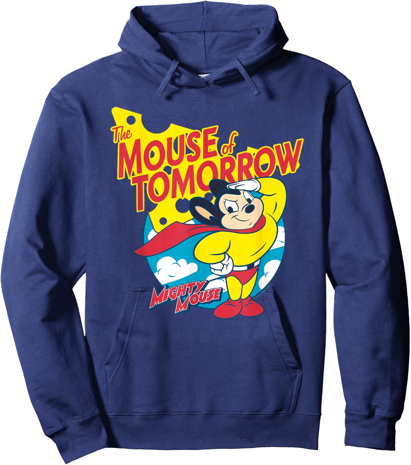 Mighty Mouse Mouse Of Tomorrow Hoodie - Hoodie | Navy
