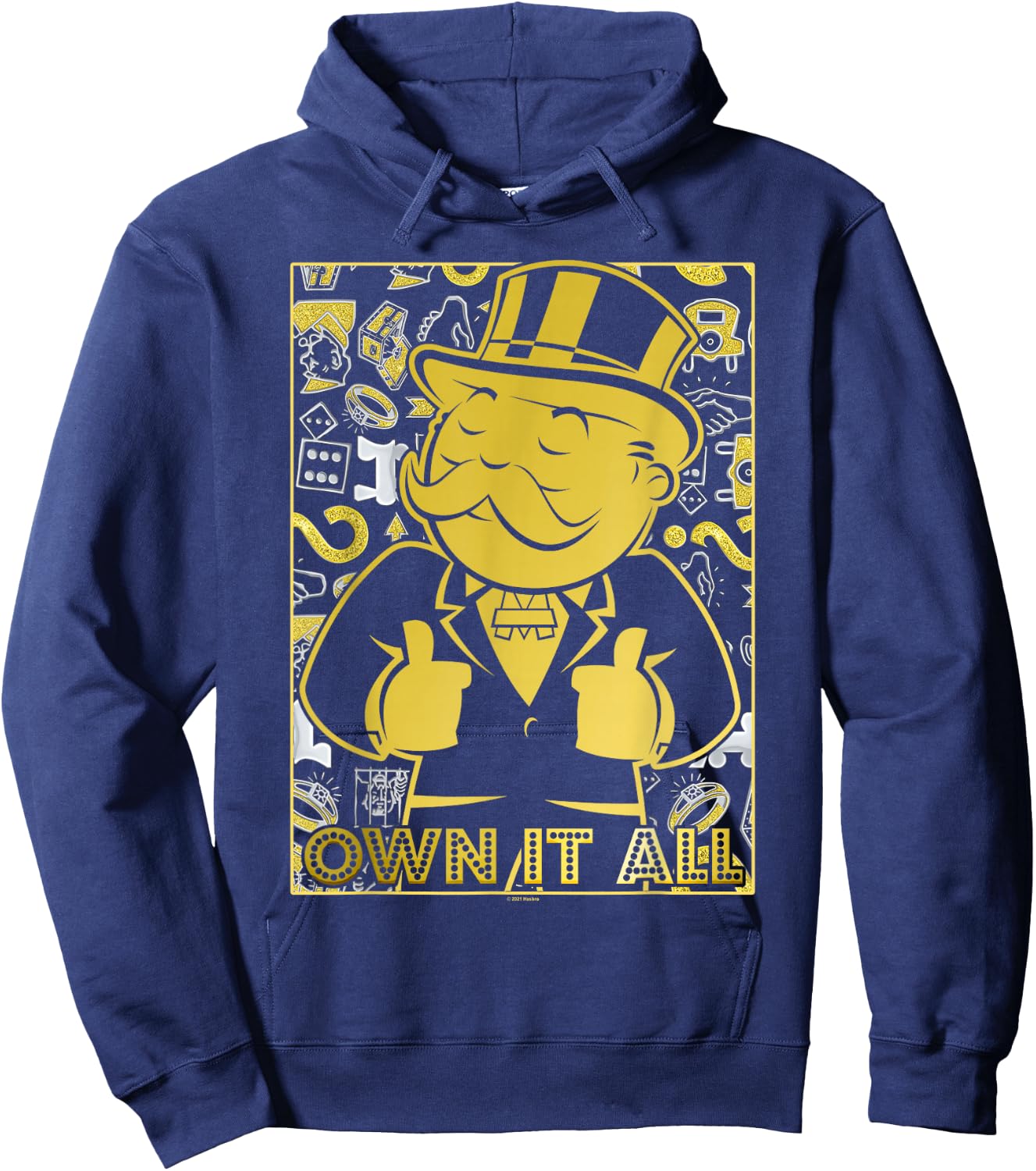 Monopoly Own It All Hoodie - Hoodie | Navy