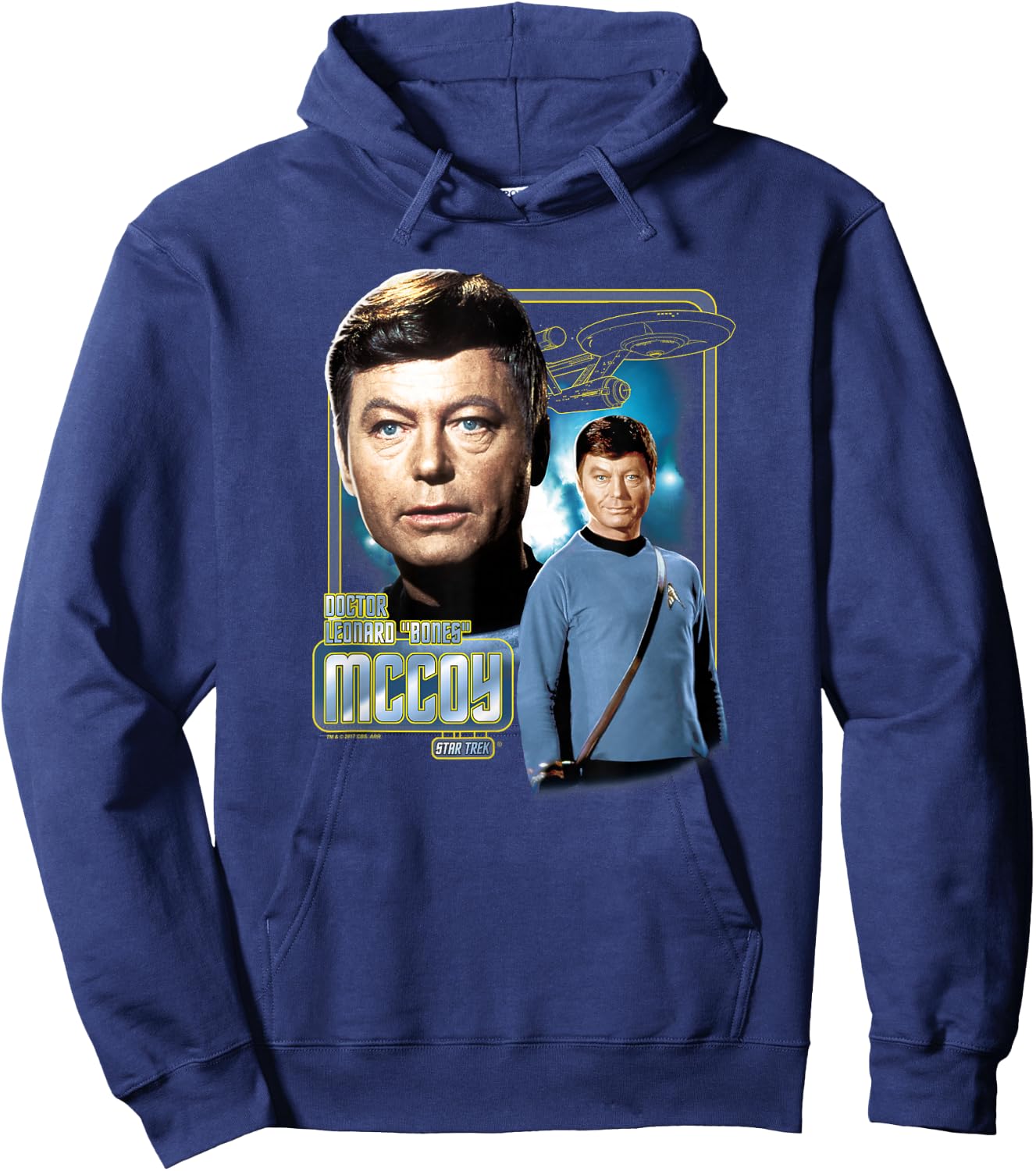 Star Trek Doctor Mccoy Hoodie - Hoodie | Navy