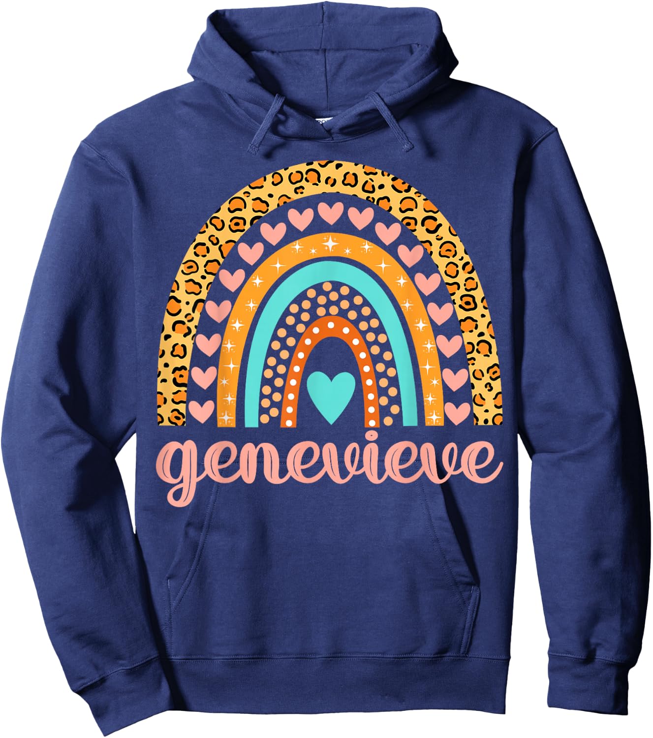 Genevieve Genevieve Name Birthday Shirt Gift Hoodie - Hoodie | Navy