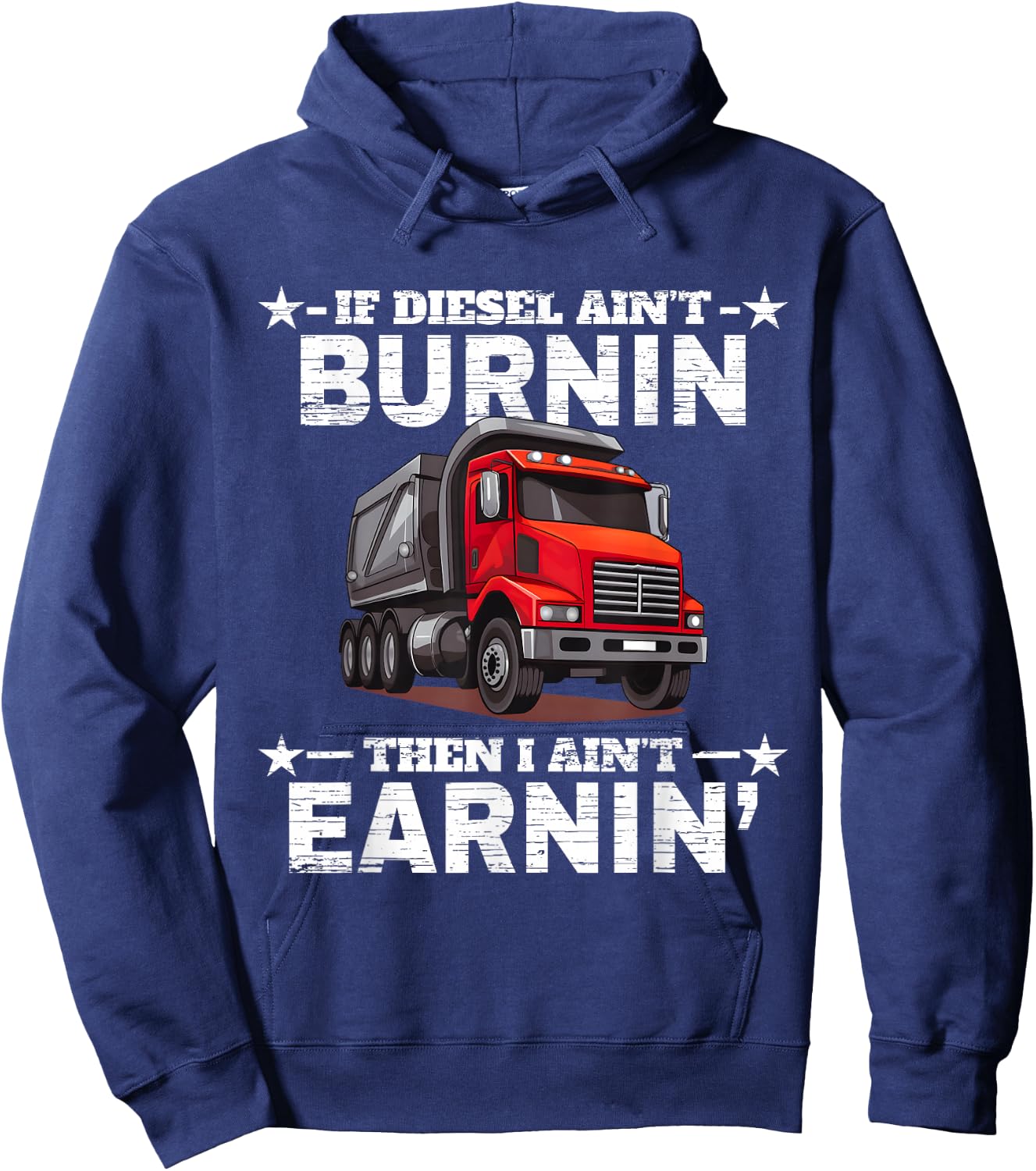 Funny Dump Truck Driver Hoodie - Hoodie | Navy