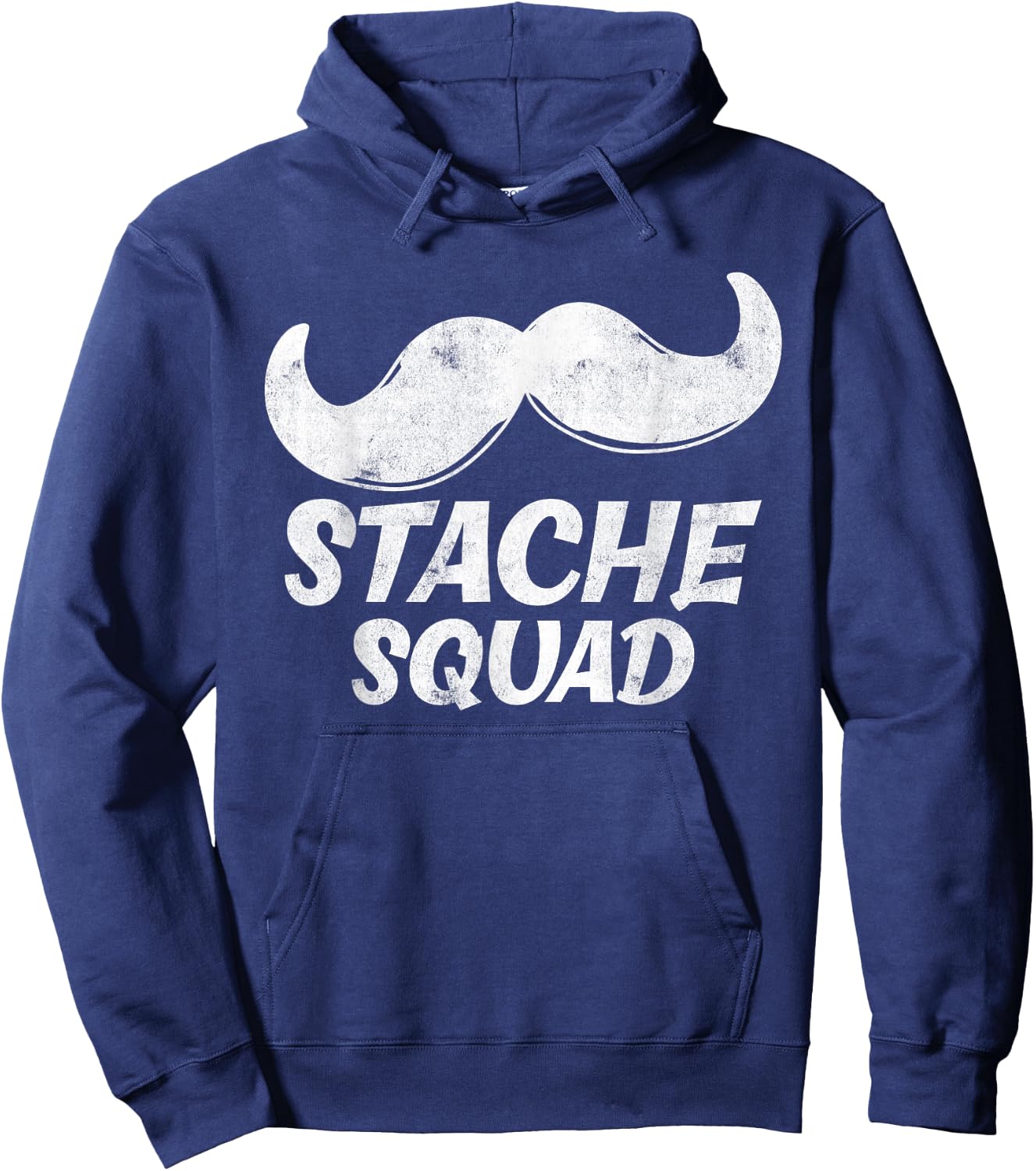Stache Squad Mustache Group Costume Men Boy Hoodie - Hoodie | Navy