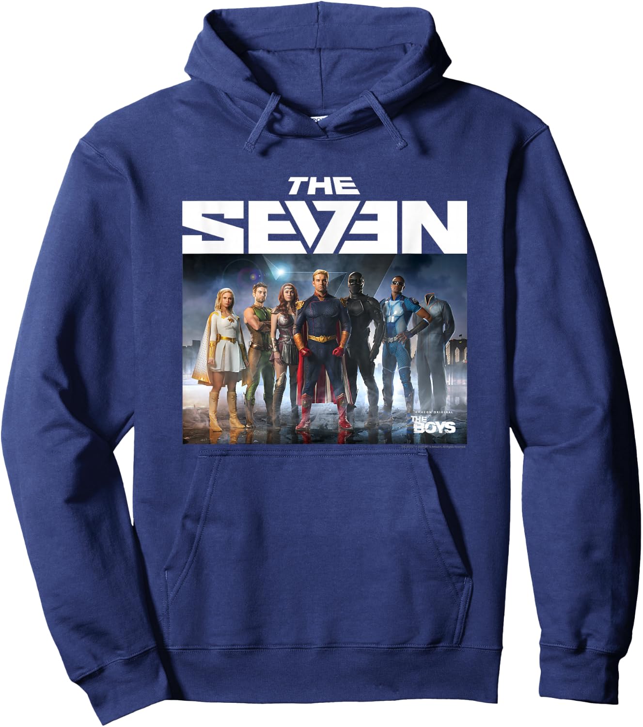 The Boys The Seven Photo Superhero TV Show Hoodie - Hoodie | Navy