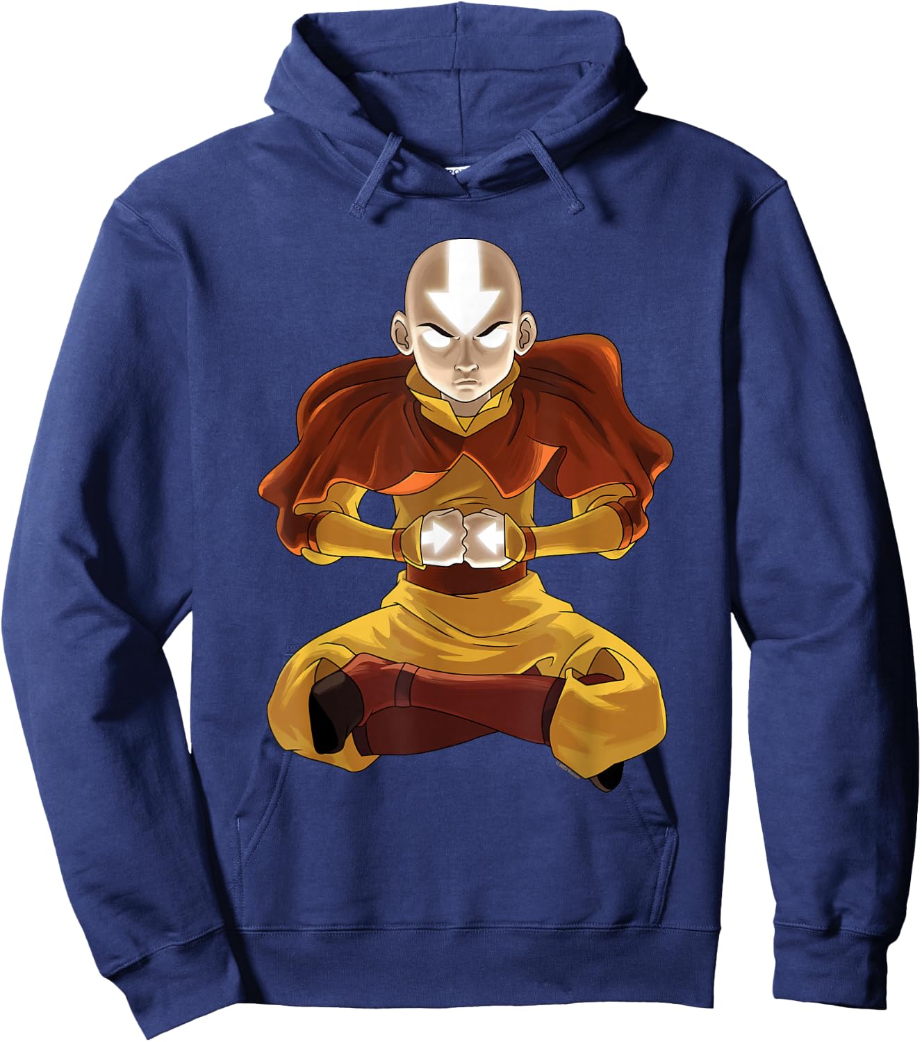 Avatar: The Last Airbender Aang Meditation Hoodie - Hoodie | Navy