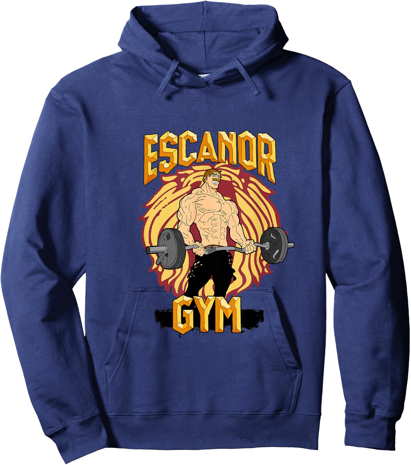 Escanor Gym Pride Hoodie - Hoodie | Navy