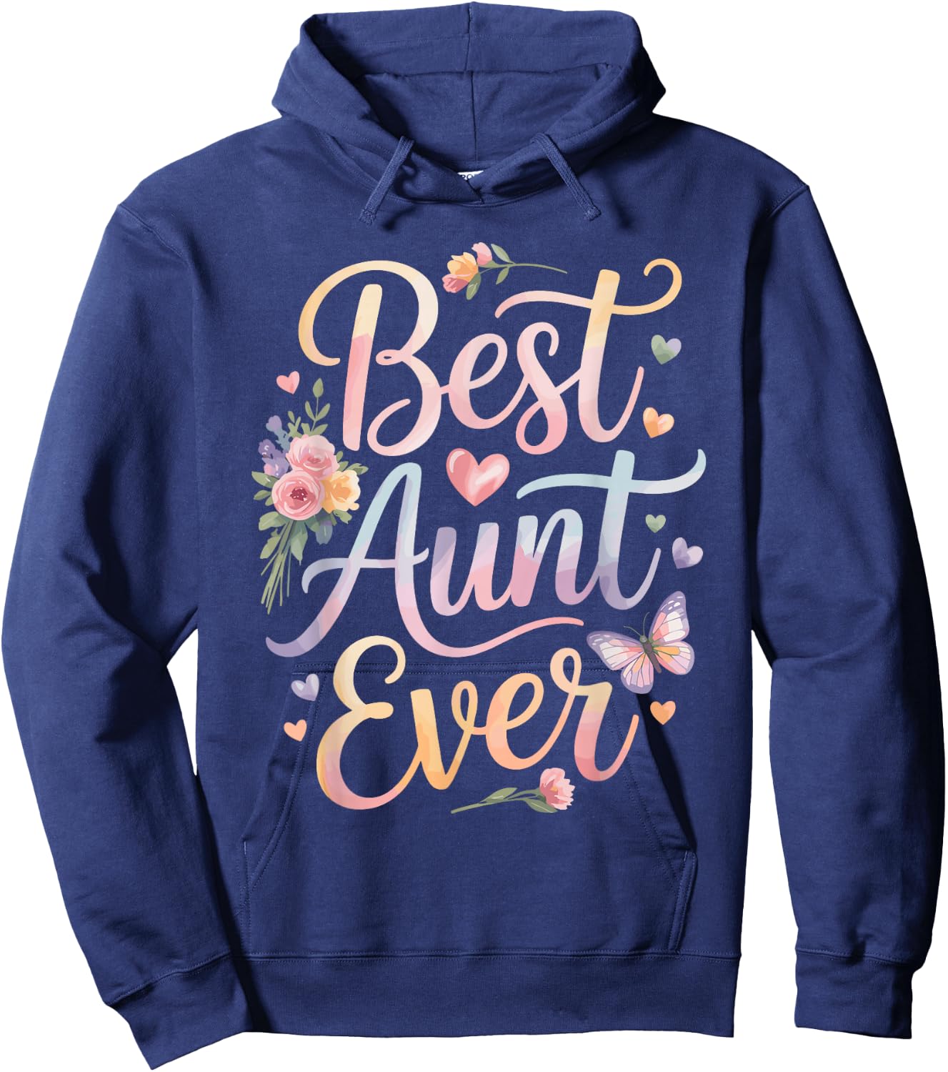 Best Aunt Ever Hoodie - Hoodie | Navy