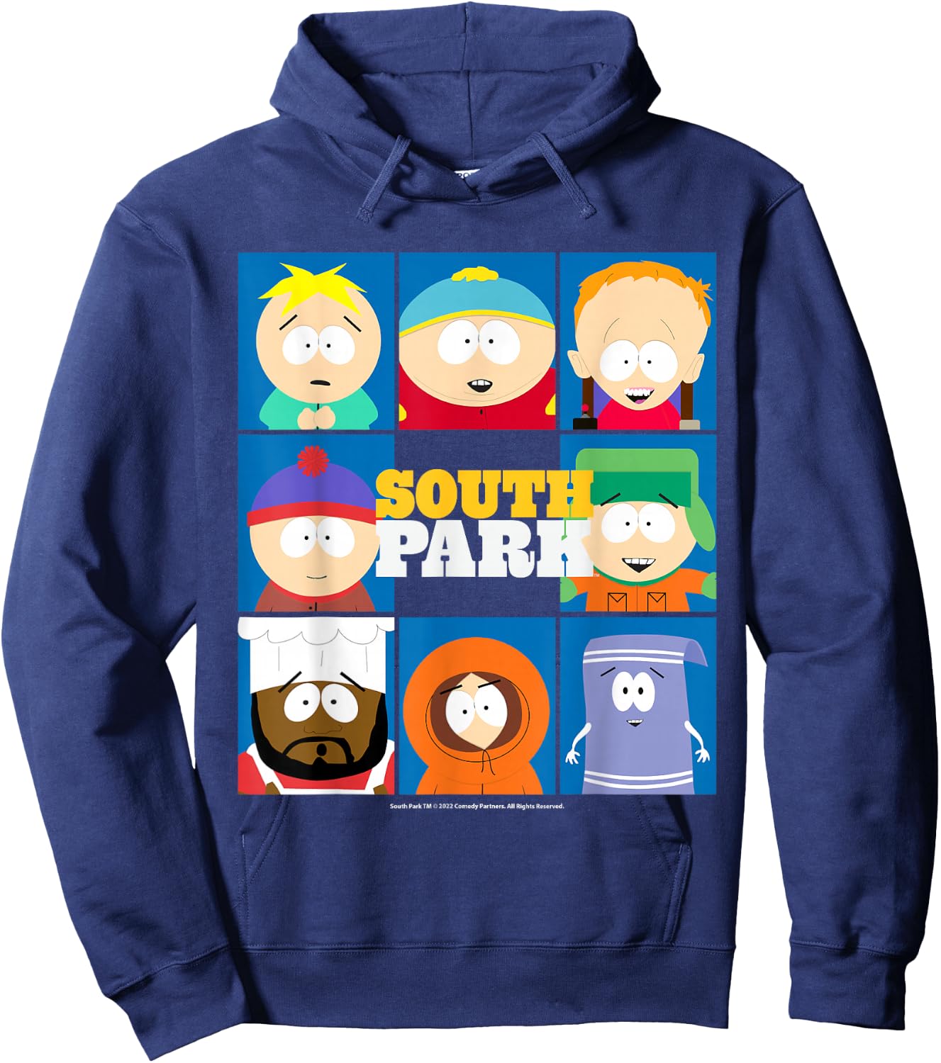 South Park Cast Framed Together Hoodie - Hoodie | Navy