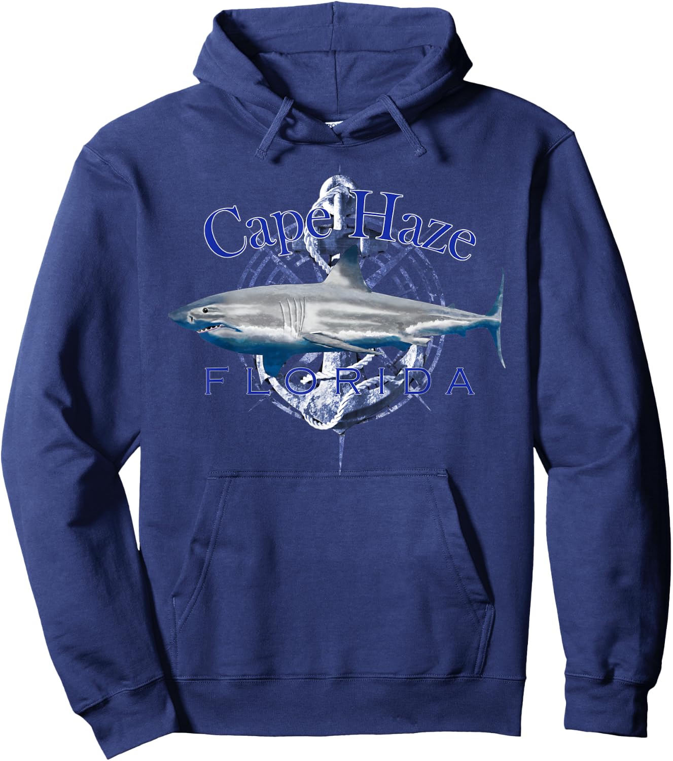 Cape Haze Florida Nautical Sailing Boating Hoodie - Hoodie | Navy