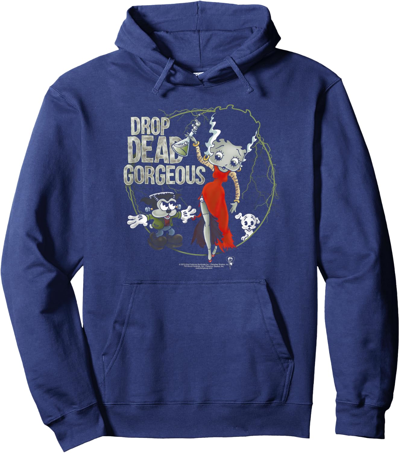 Betty Boop Drop Dead Gorgeous Hoodie - Hoodie | Navy