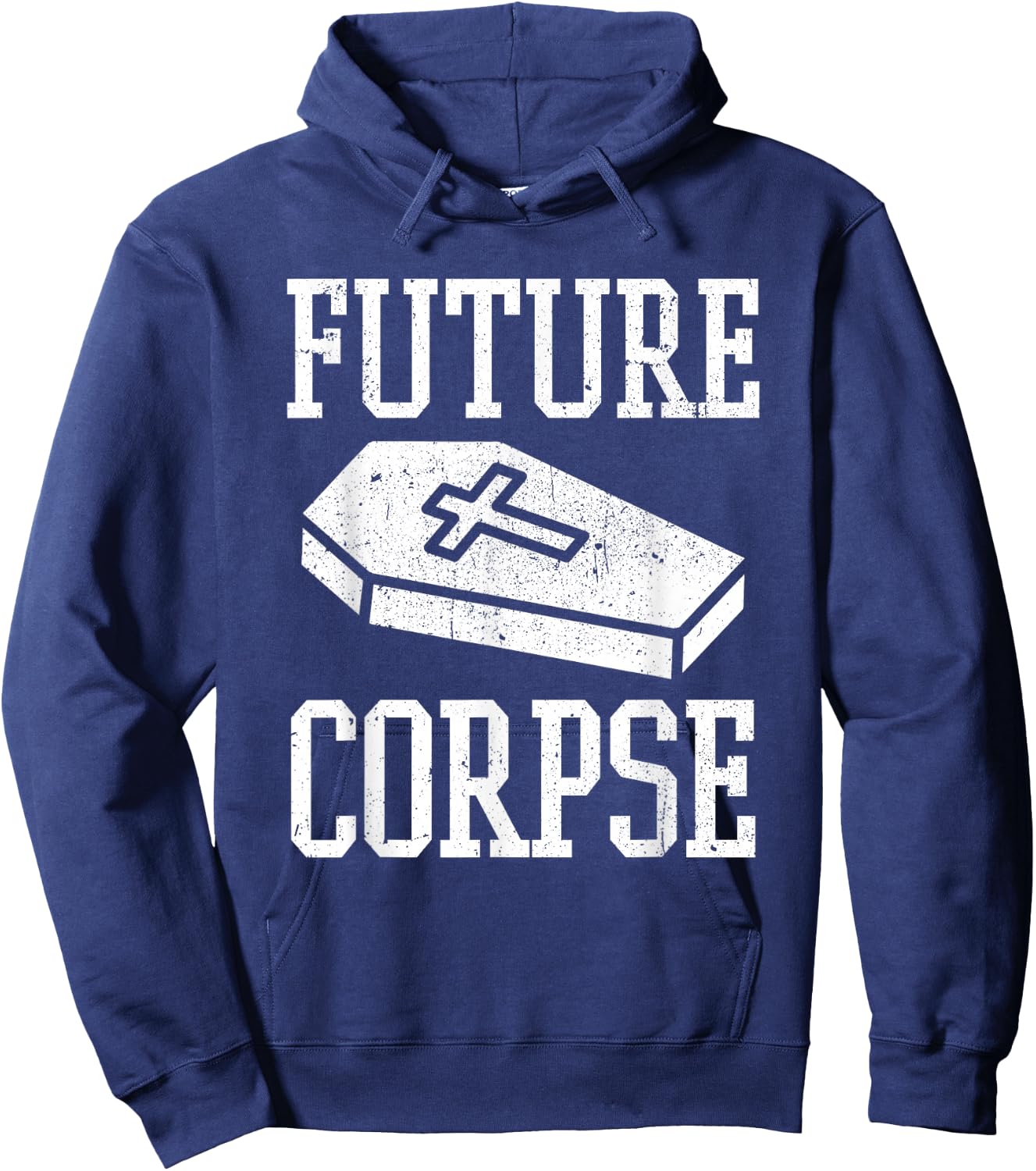 Future Corpse Funny Mortician Funeral Director Hoodie - Hoodie | Navy