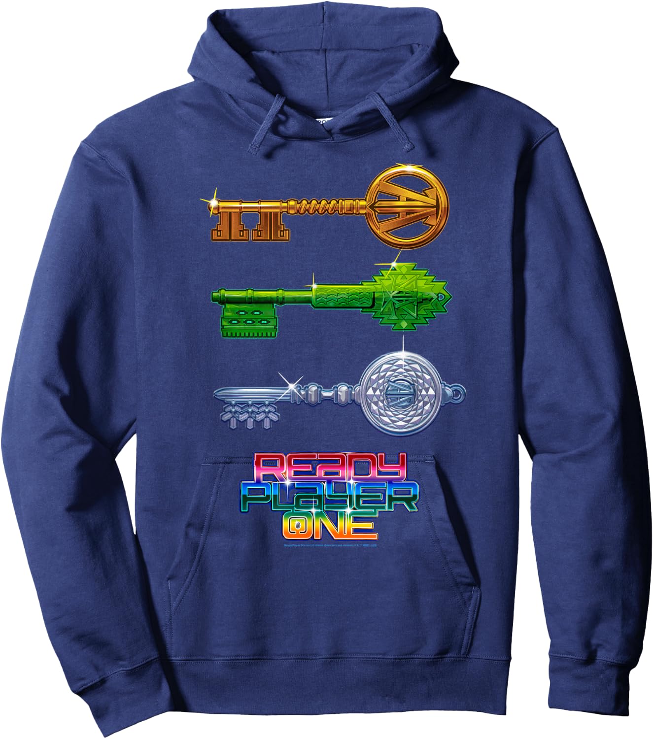 Ready Player One Keys Hoodie - Hoodie | Navy