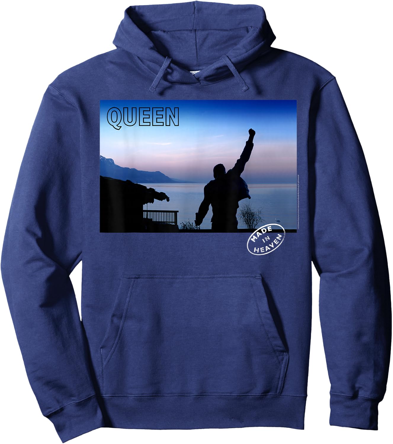 Queen Official Made in Heaven Photo Hoodie - Hoodie | Navy
