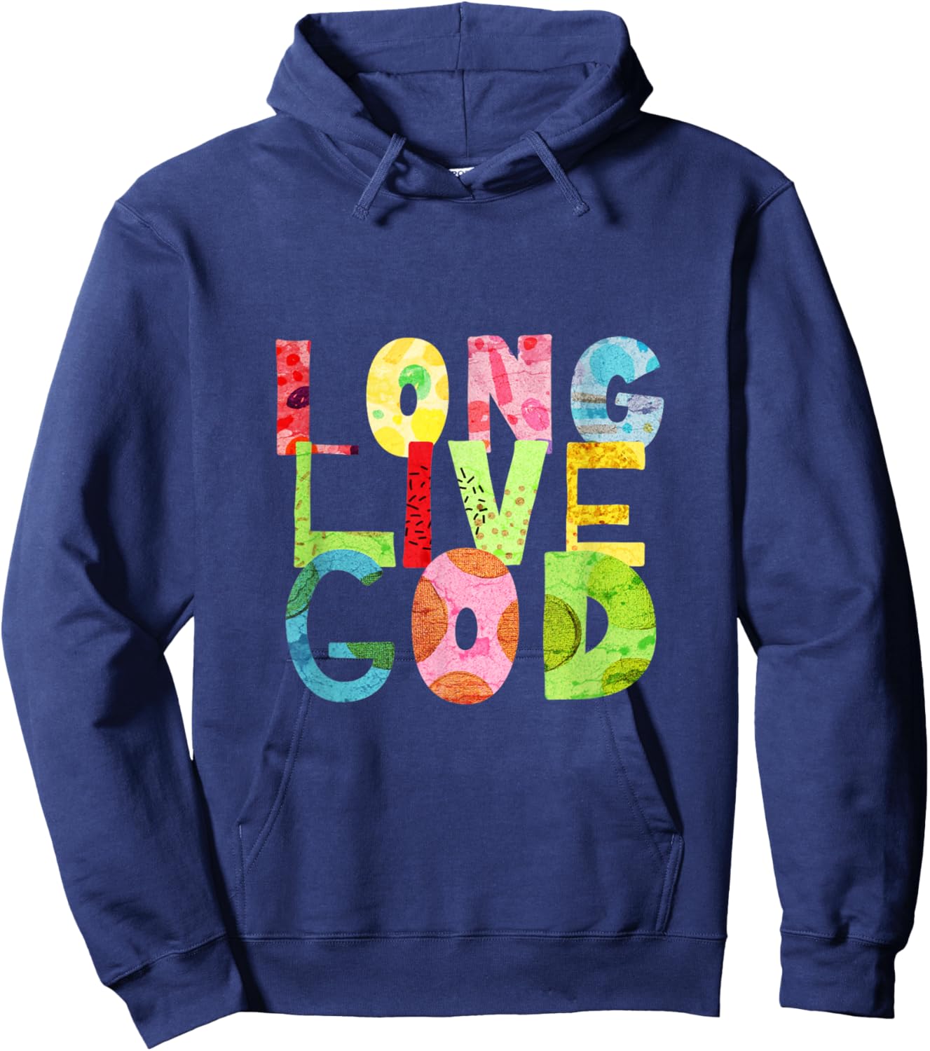 Long Live God Hoodie - Hoodie | Navy