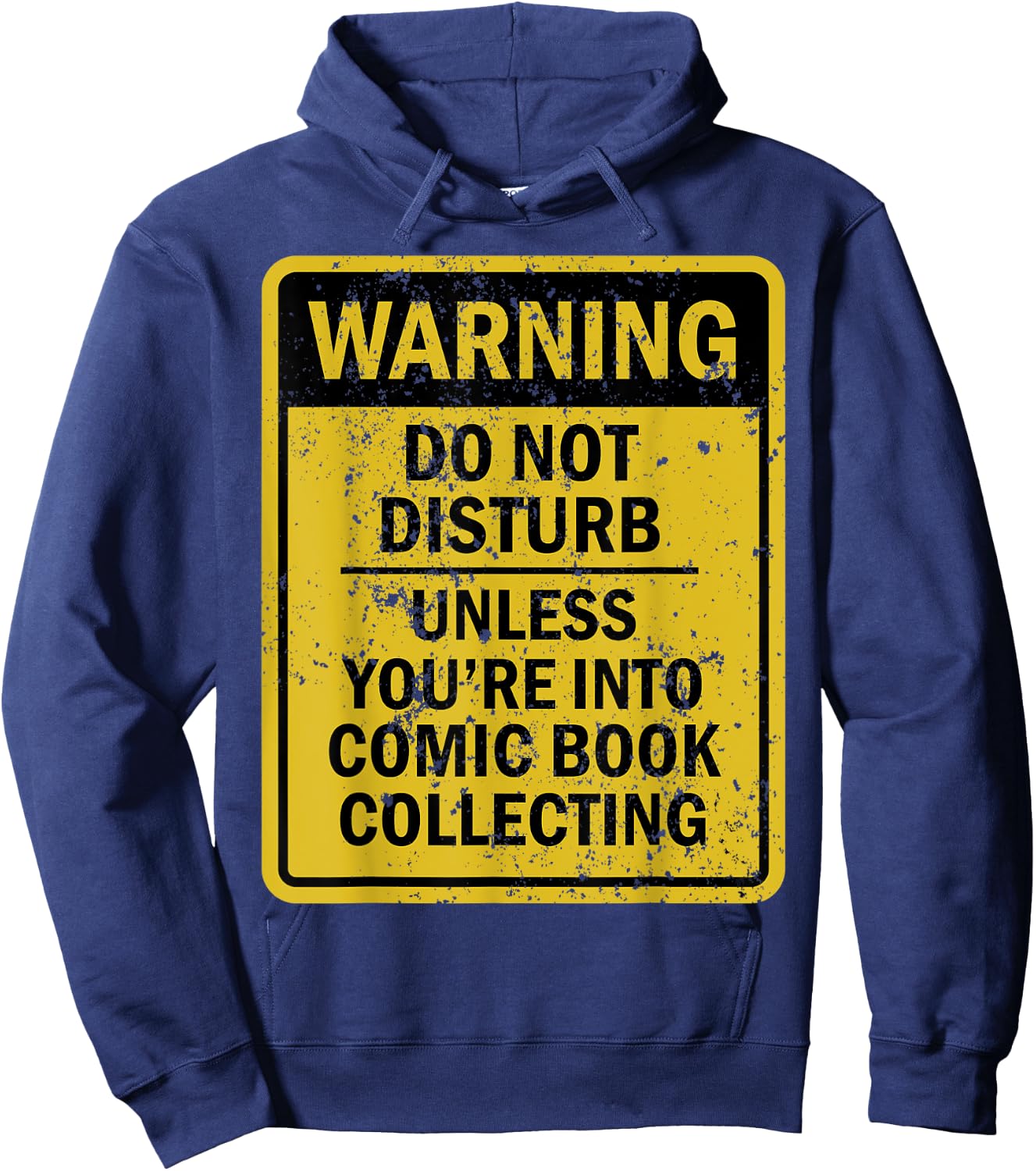 Funny Comic Book Collecting Joke Meme Women Hoodie - Hoodie | Navy