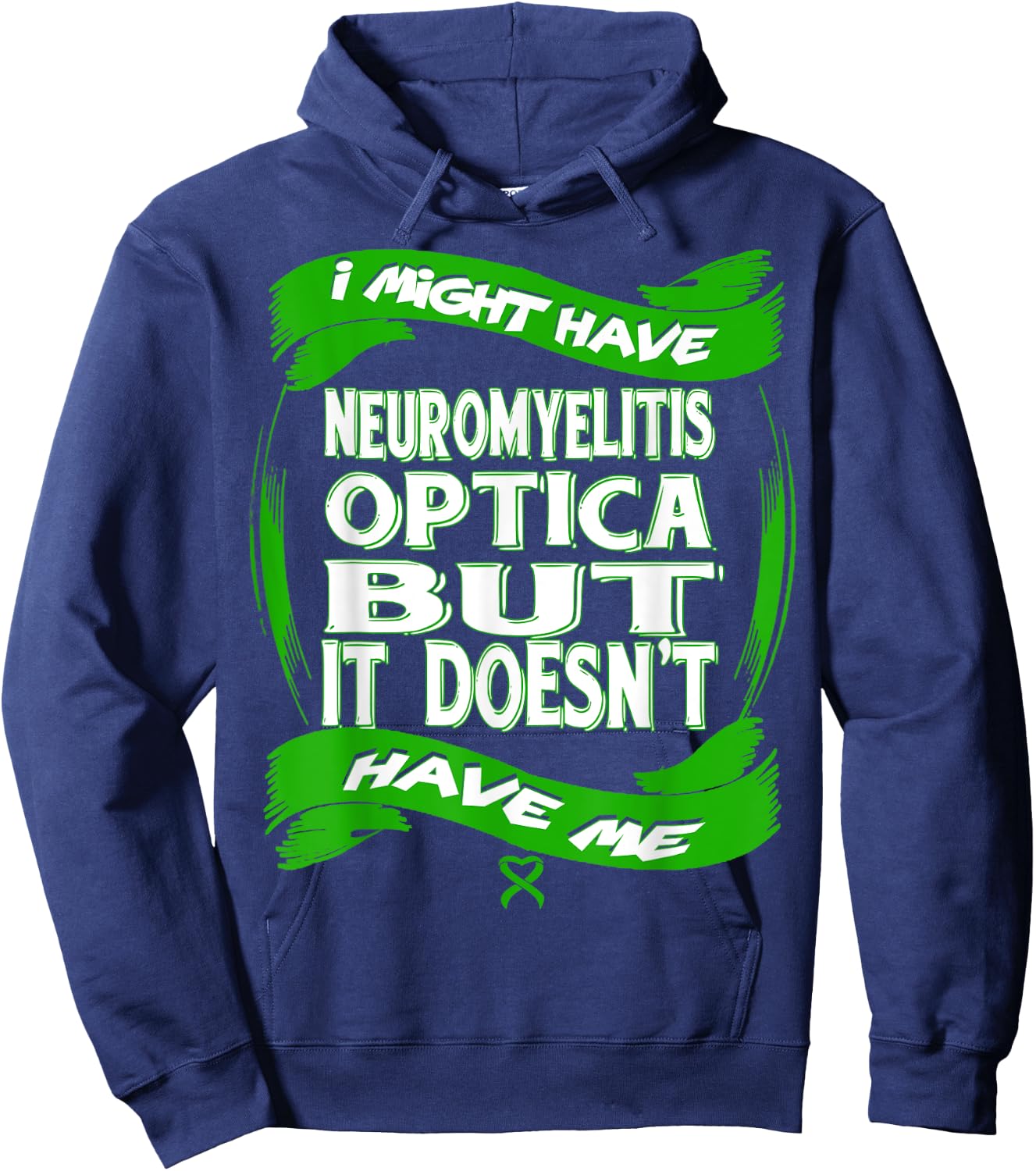 neuromyelitis optica Awareness Hoodie - Hoodie | Navy