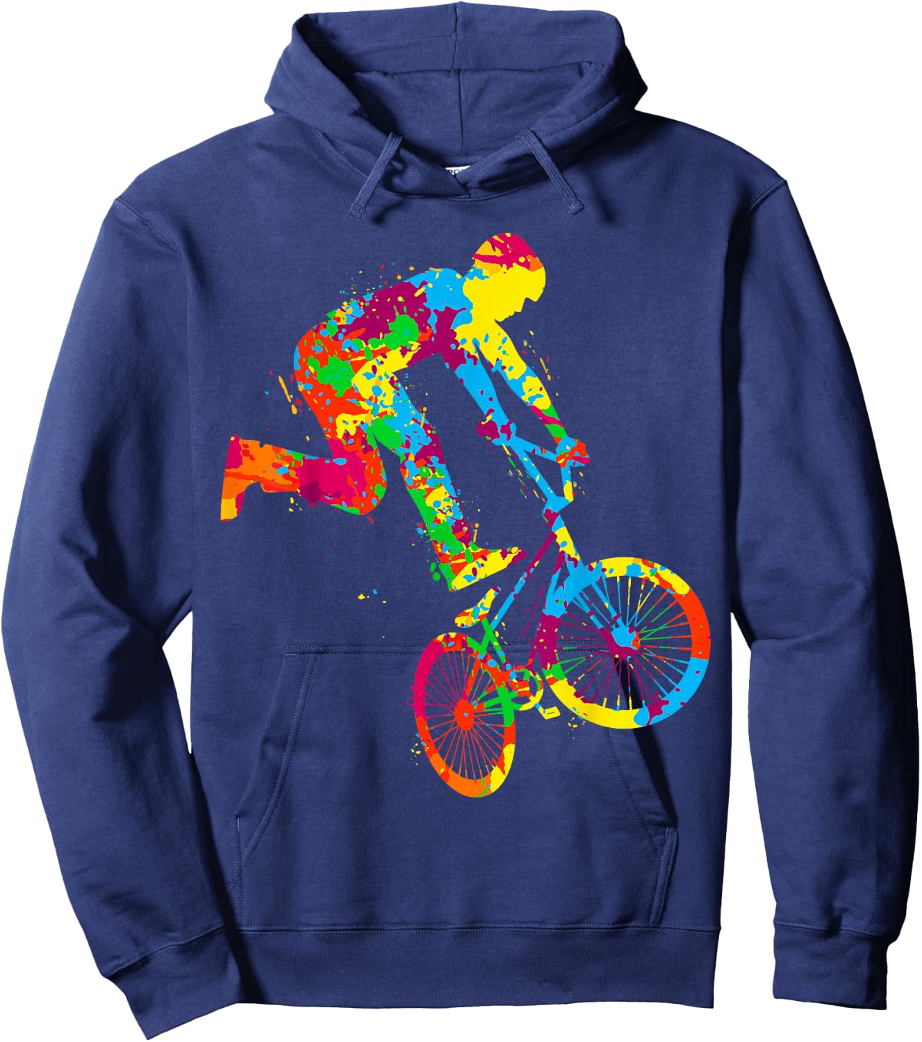 BMX Bike Stunt Rider Boys Children Hoodie - Hoodie | Navy