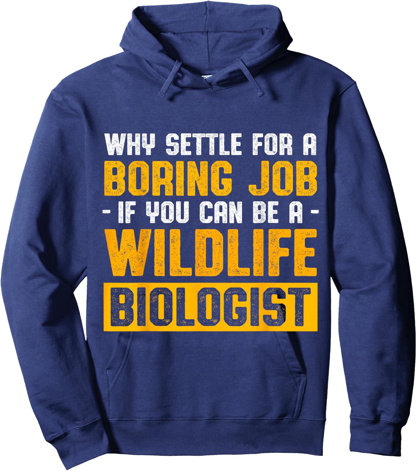 Wildlife Biologist Biology Student Graduate Hoodie - Hoodie | Navy