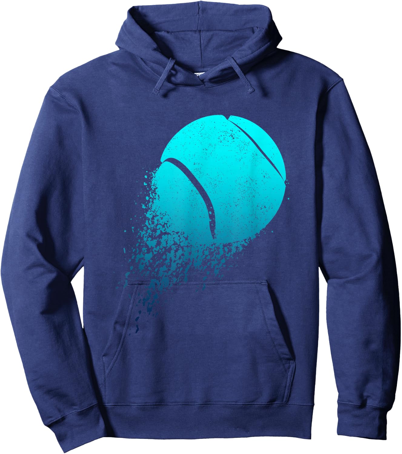 Tennis Player Sport Vintage Men Women Tennis Hoodie - Hoodie | Navy