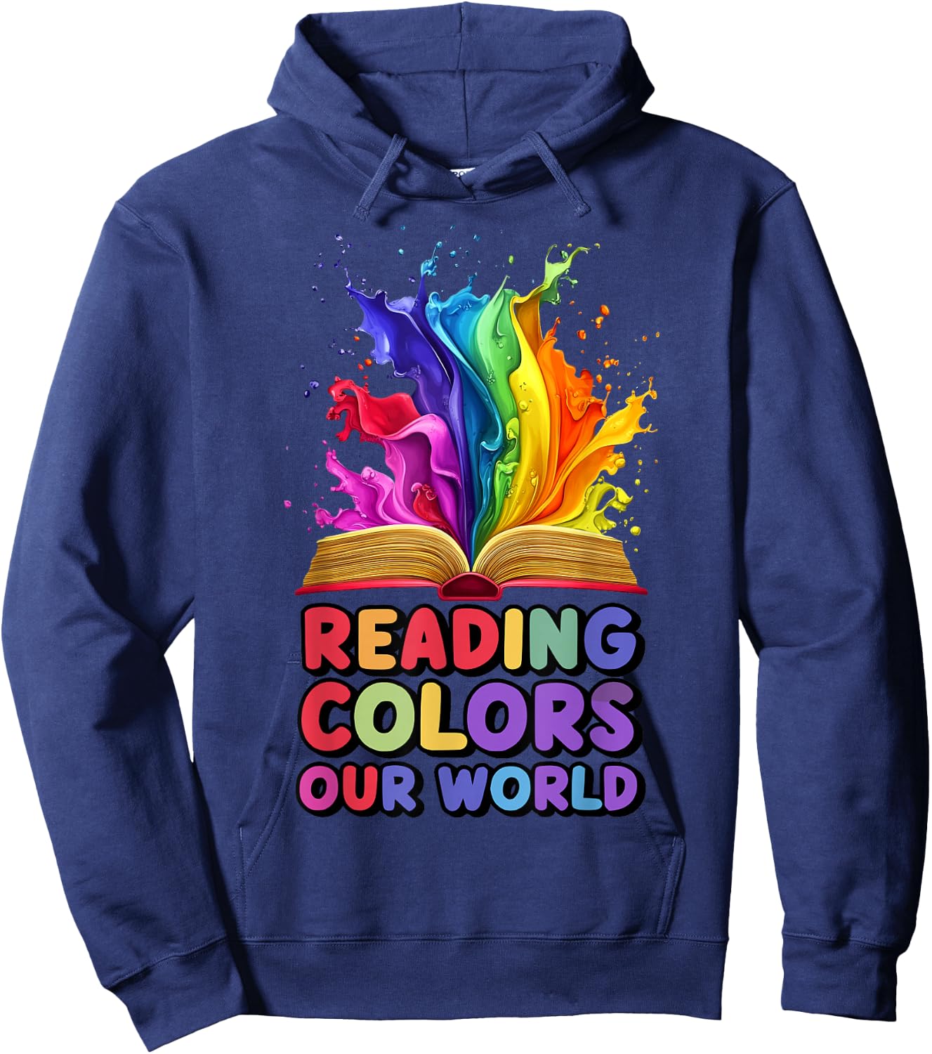 Reading Colors Our World Summer Reading 2026 Hoodie - Hoodie | Navy