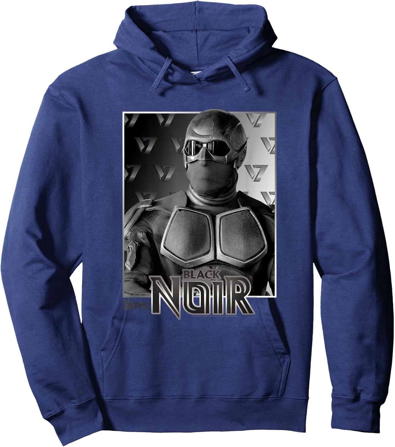 The Boys Black Noir Portrait Superhero TV Show Hoodie - Hoodie | Navy
