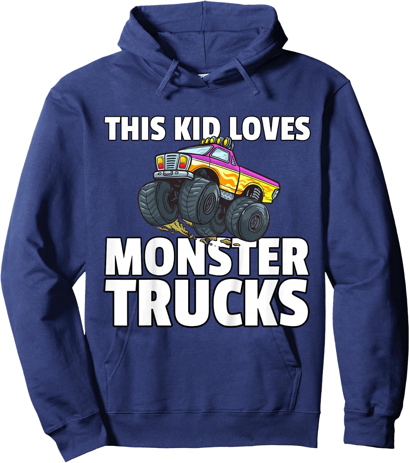 Monster Truck Jam Boys Hoodie - Hoodie | Navy