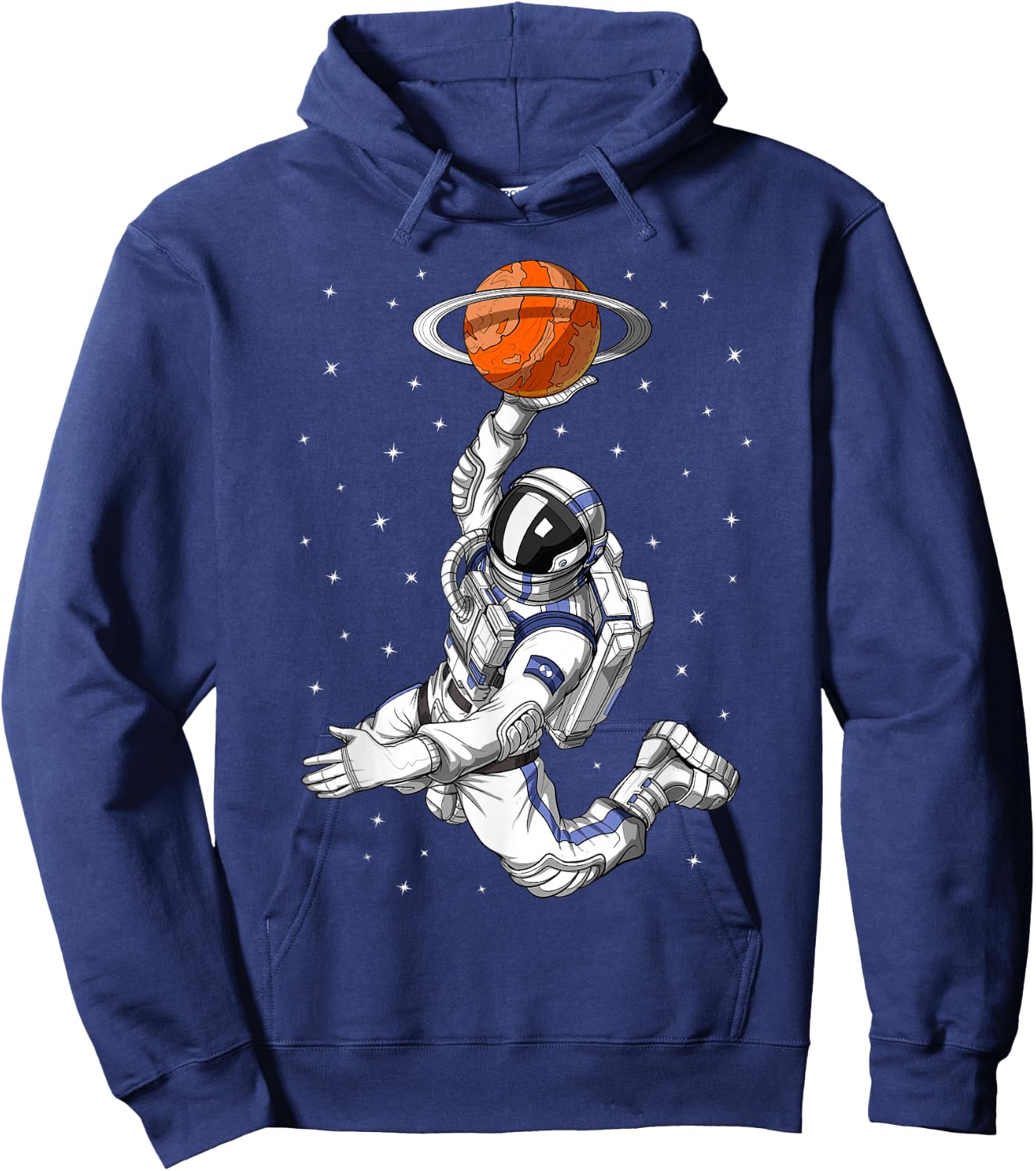 Space Astronaut Basketball Player Hoodie - Hoodie | Navy