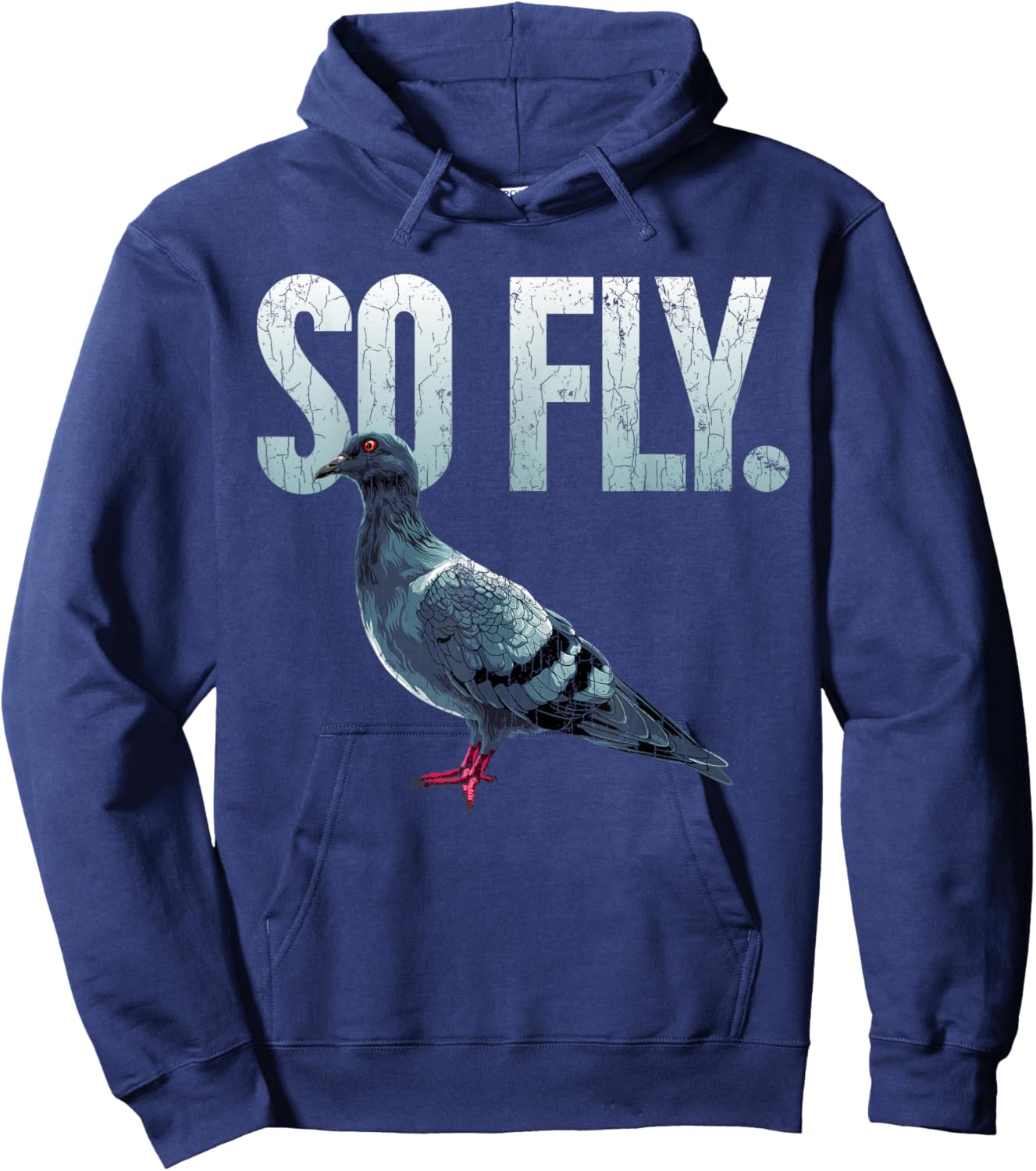 So Fly Pigeons Gift Pigeon Owner Funny Dove Hoodie - Hoodie | Navy
