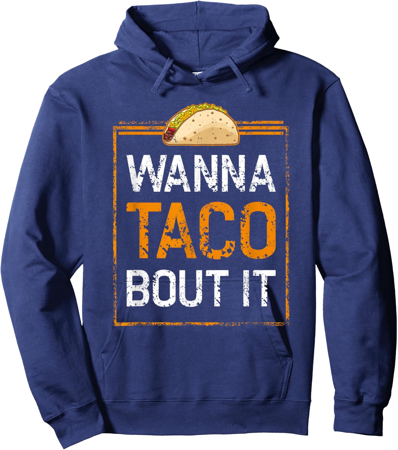 School Counselor T Shirts - Wanna Taco Bout It Hoodie - Hoodie | Navy