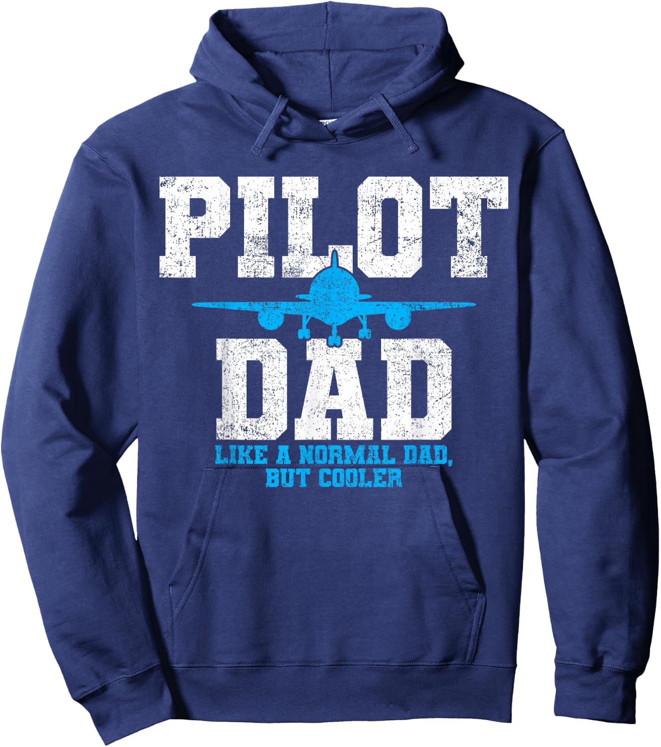 Pilot Dad Father Aviation Hoodie - Hoodie | Navy