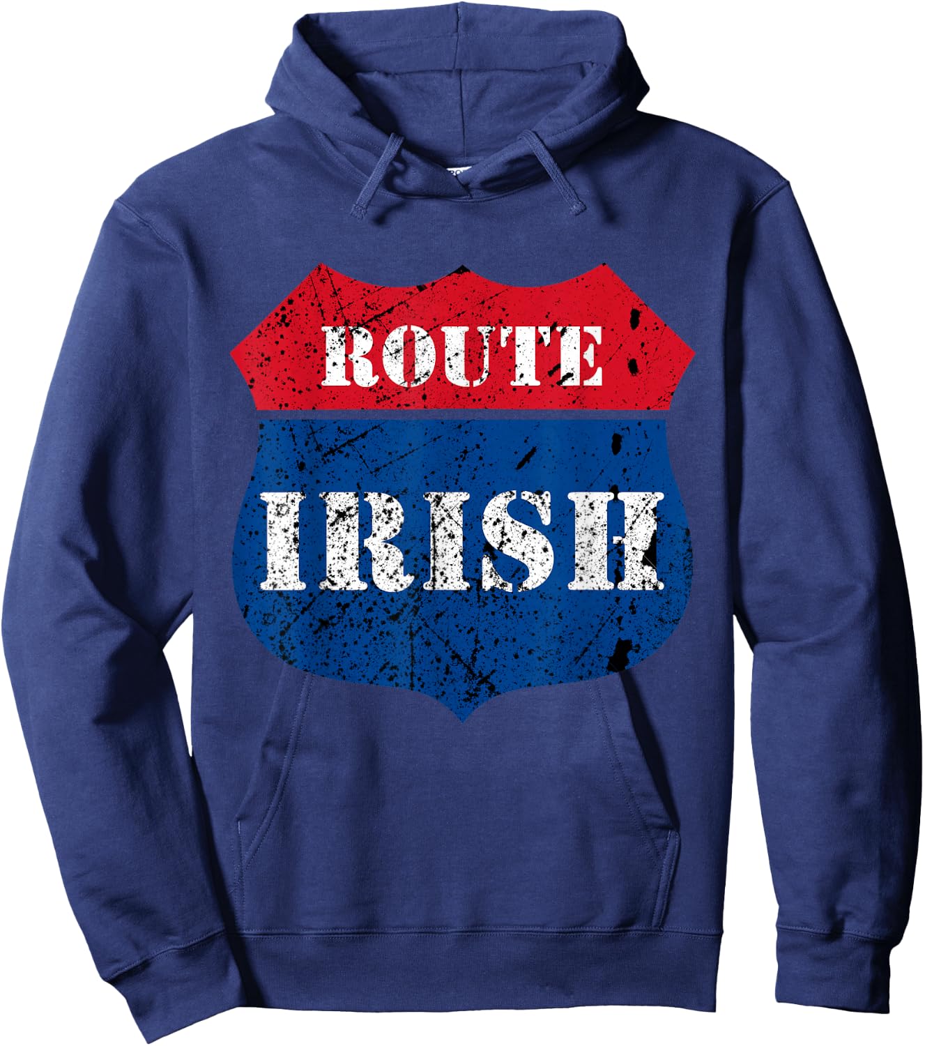 Route Irish | Iraq War Veteran Military Hoodie - Hoodie | Navy