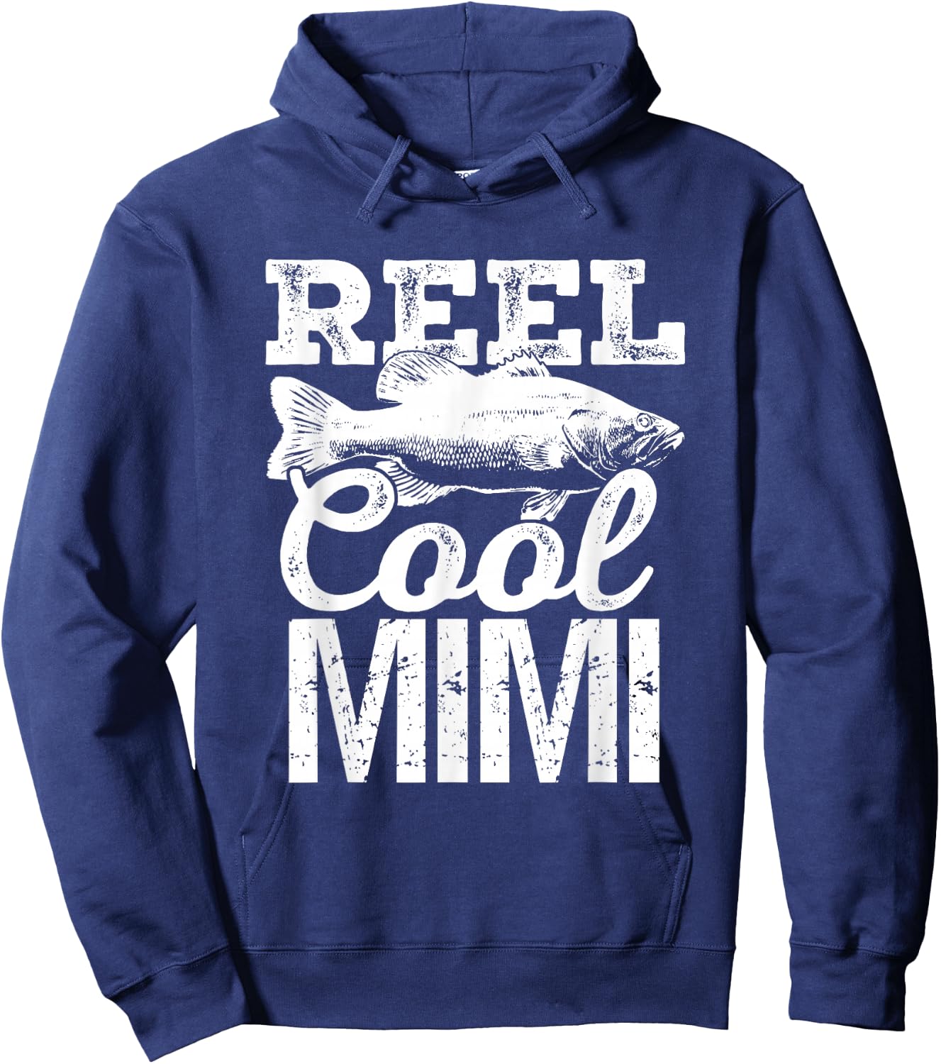 Reel Cool Mimi Fishing Outdoor Fisherman Hoodie - Hoodie | Navy
