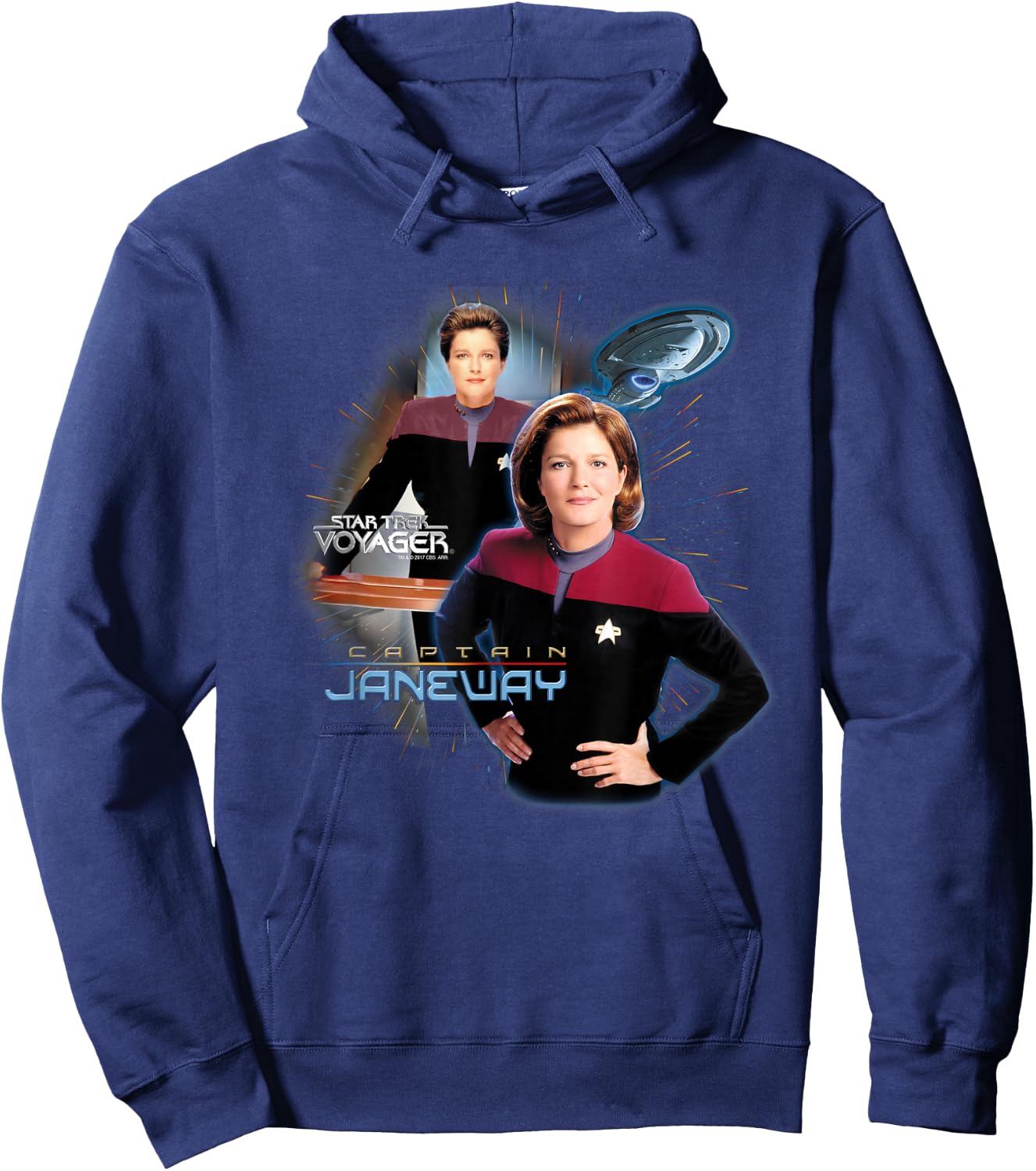Star Trek Captain Janeway Hoodie - Hoodie | Navy