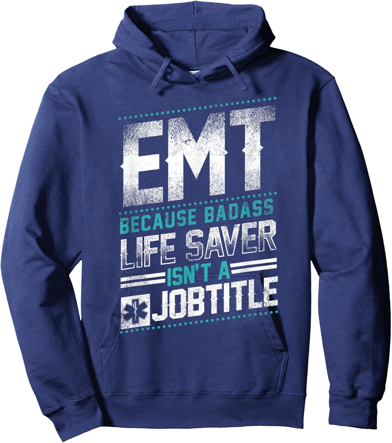 EMT Badass Life Saver Hoodie - Hoodie | Navy