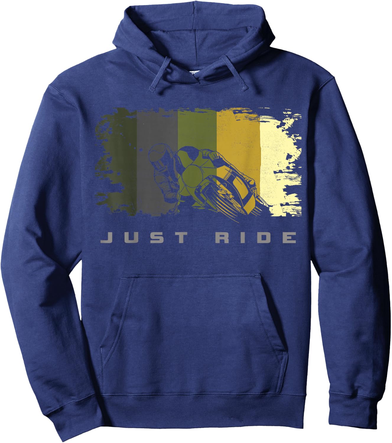 Motorcycle , Black Hoodie - Hoodie | Navy