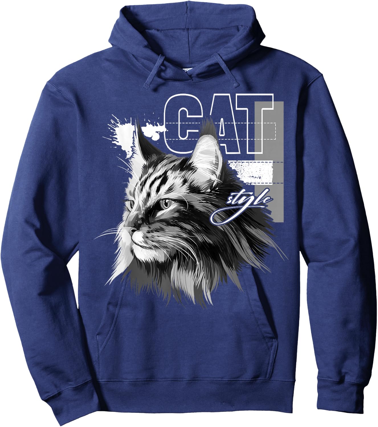 Maine Coon cat Hoodie - Hoodie | Navy
