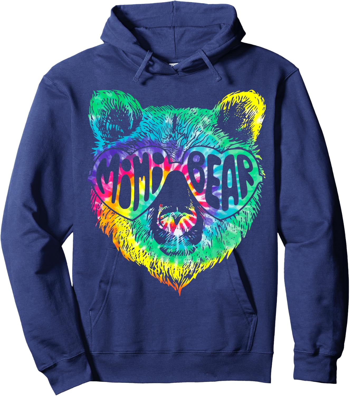 Mimi Bear Sunglasses Pajama Family Matching Hoodie - Hoodie | Navy