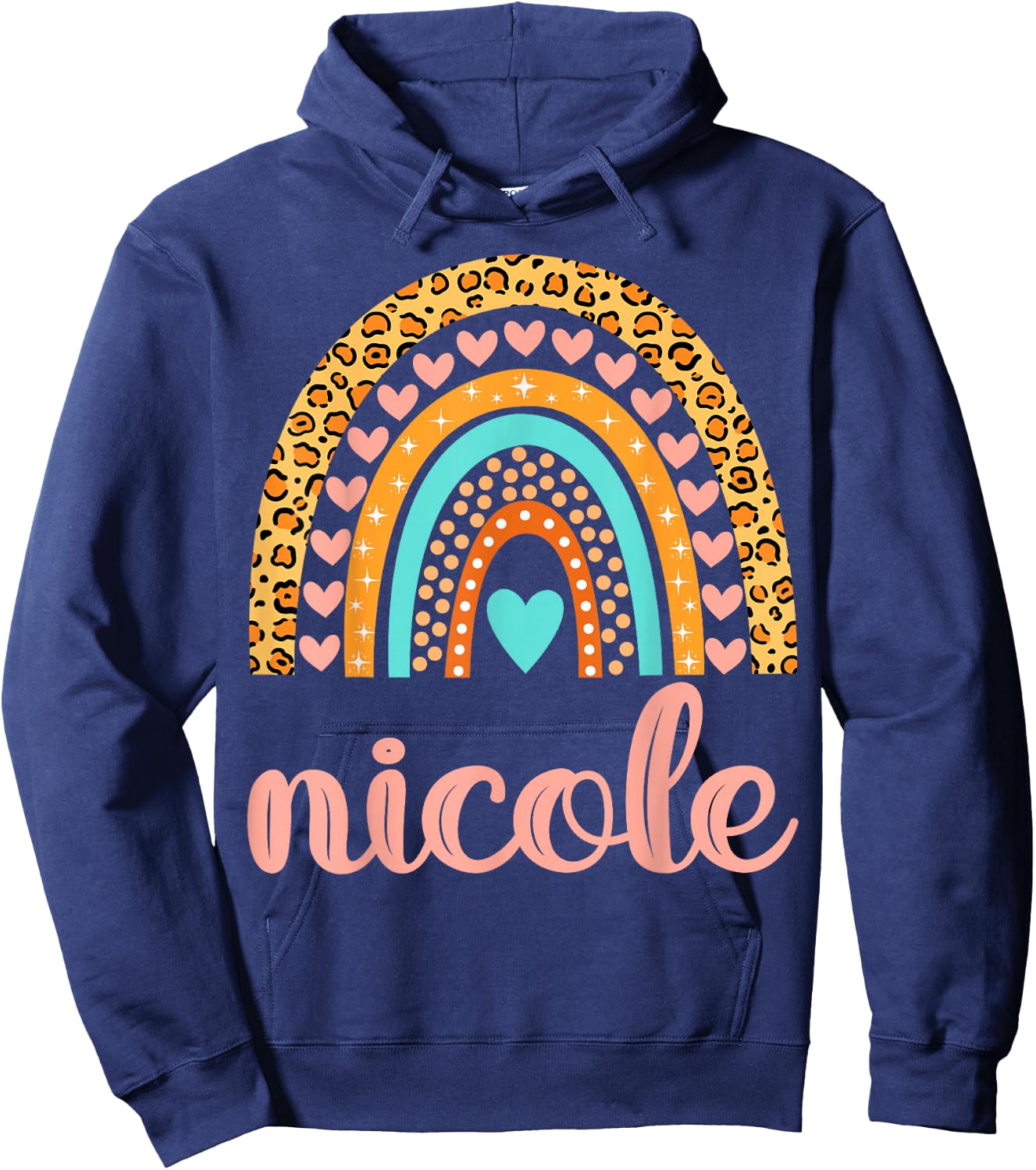 Nicole Nicole Name Birthday Shirt Gift Hoodie - Hoodie | Navy