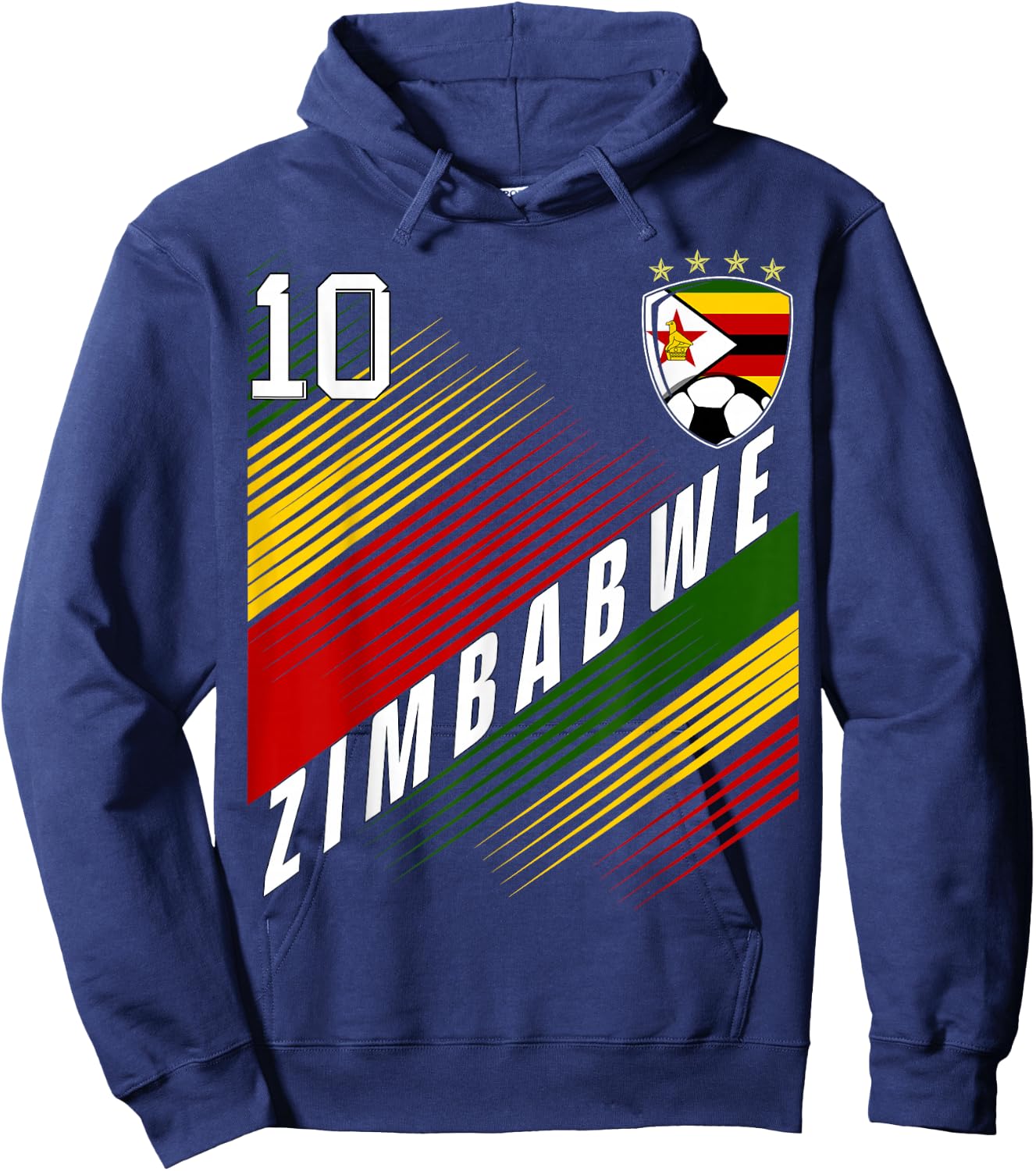 Zimbabwe Flag Zimbabwean Pride Lovers Hoodie - Hoodie | Navy