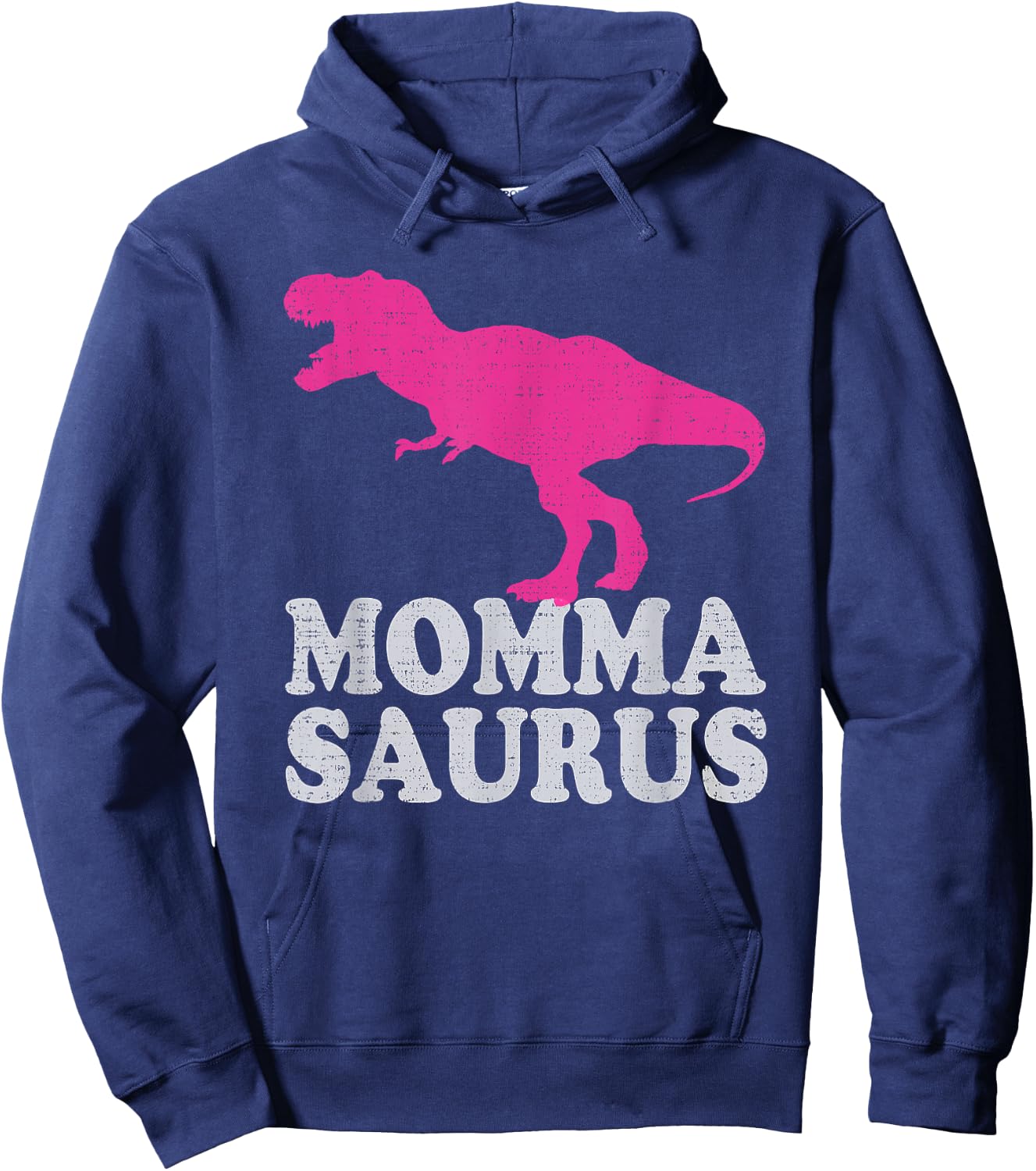Cute T Rex MOMMASAURUS Shirt T-Rex Dinosaur Mom Hoodie - Hoodie | Navy